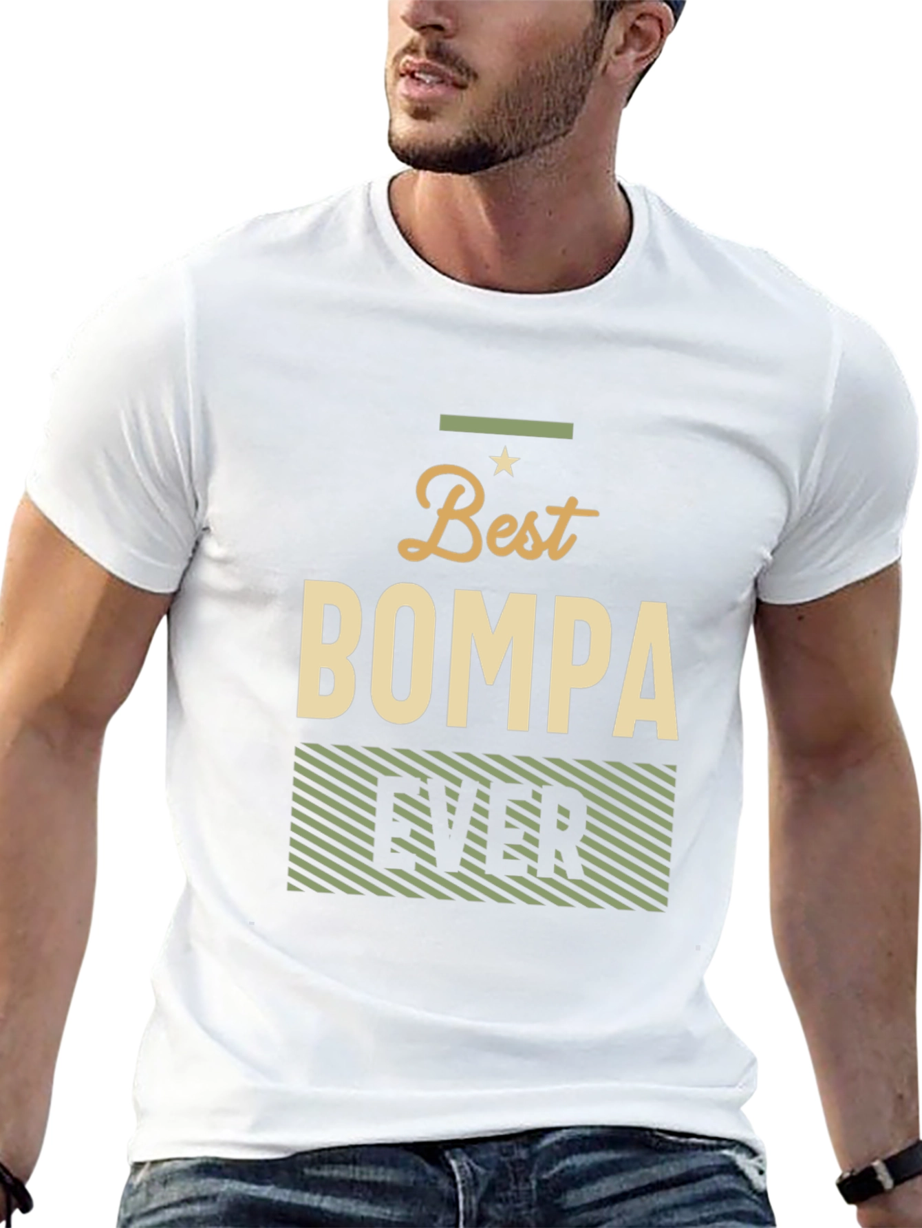Best BOMPA Ever T-Shirt - Grandfather Gift