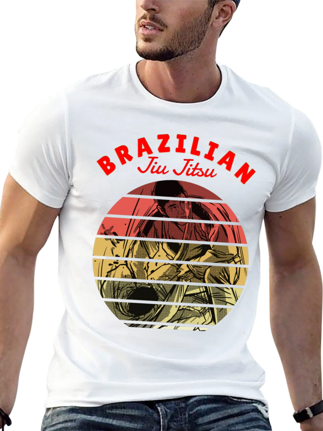 Brazilian Jiu Jitsu Graphic Tee - Black