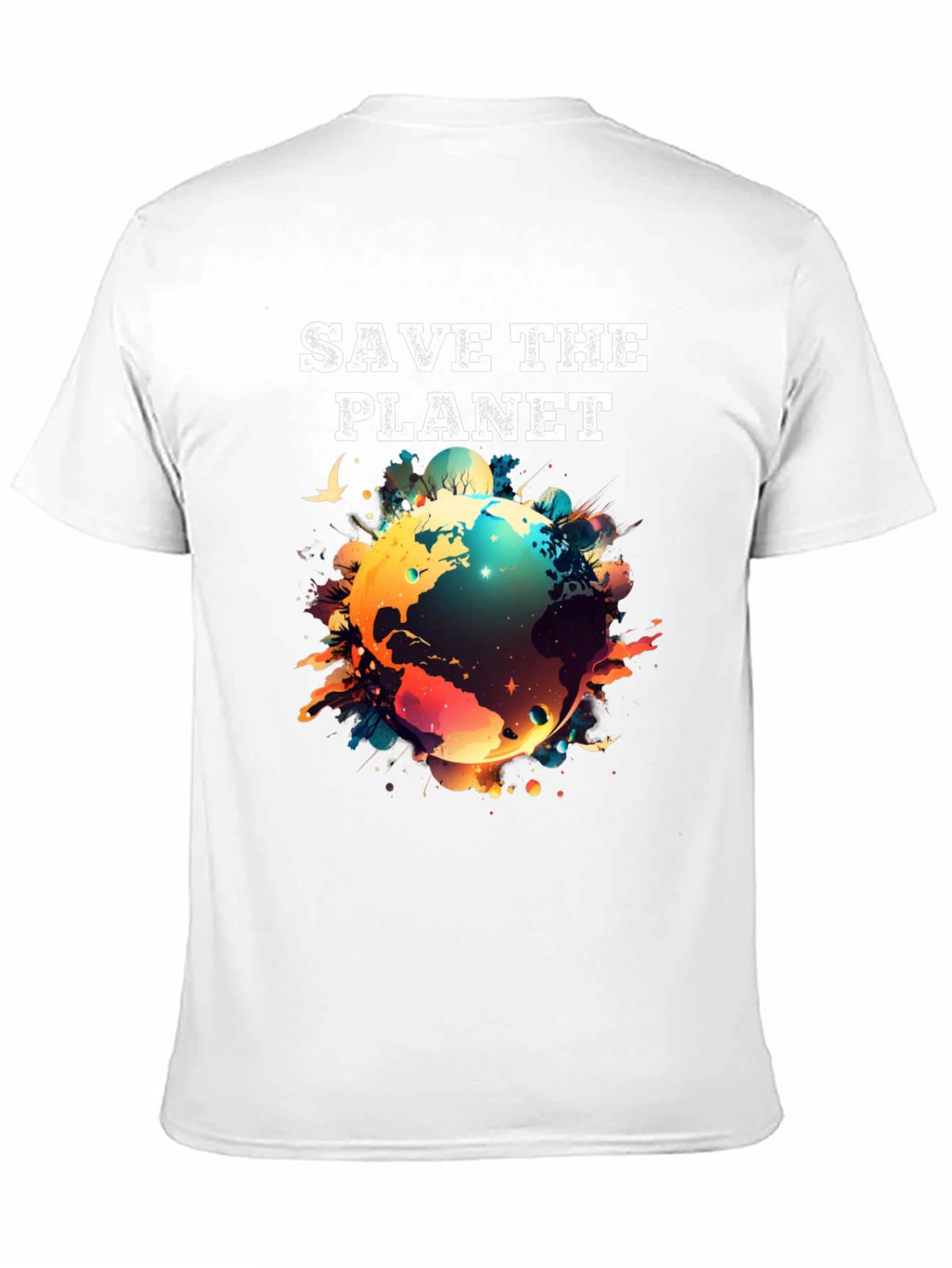 Save the Planet Graphic T-Shirt - Eco-Friendly Fashion