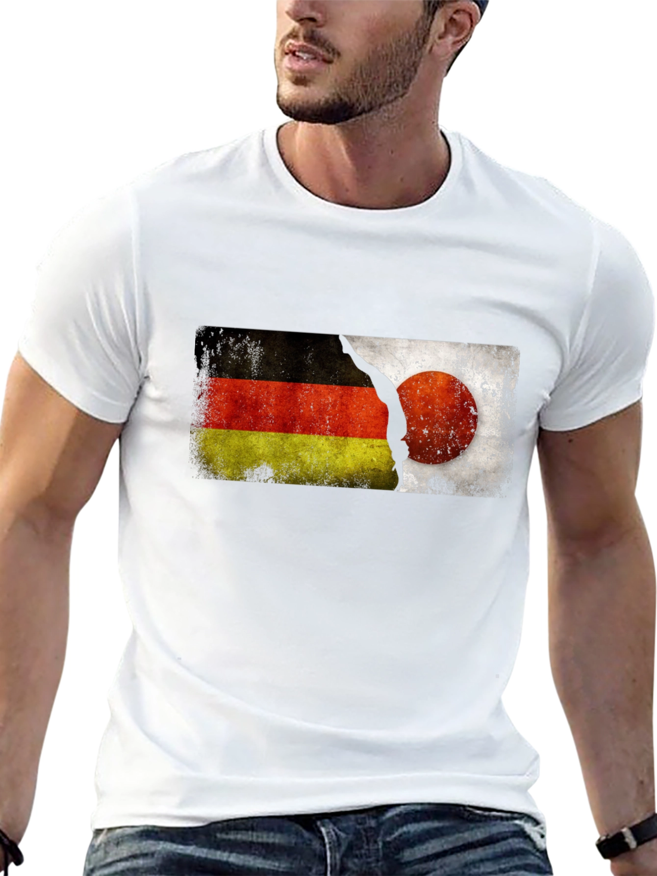 Germany Japan Flag T-Shirt