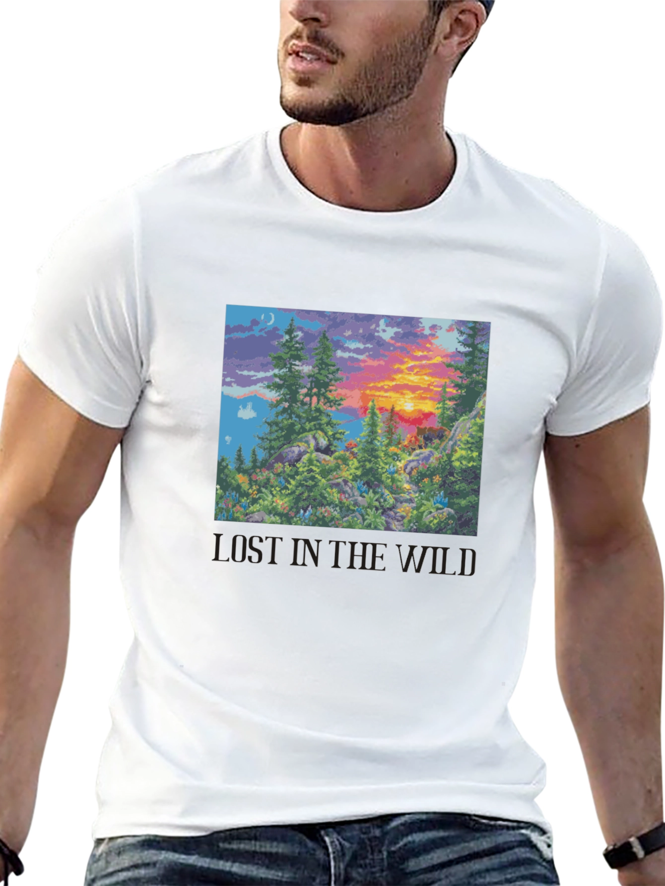 Lost in the Wild T-Shirt - Nature Landscape Tee