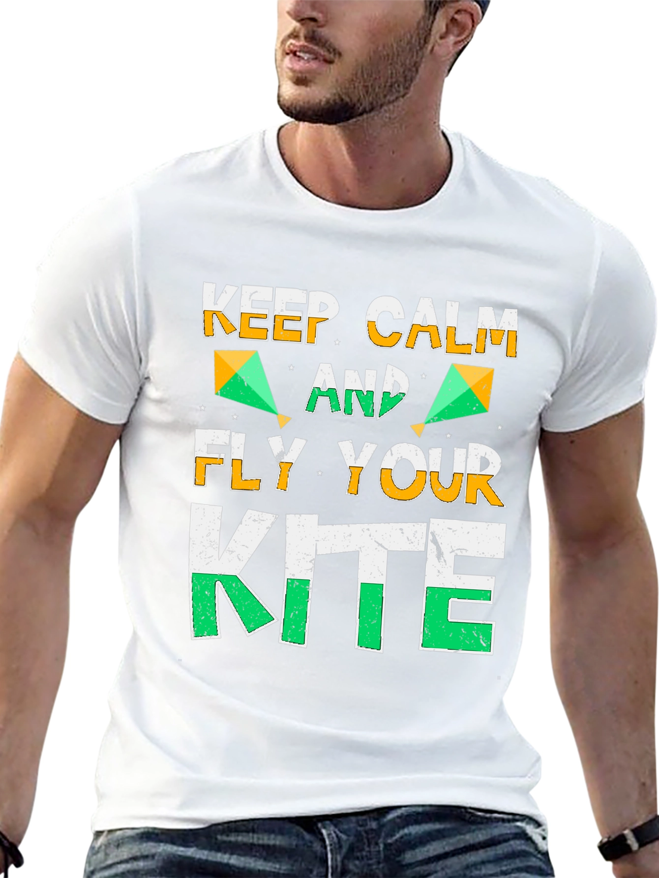 Keep Calm and Fly Your Kite Graphic Tee