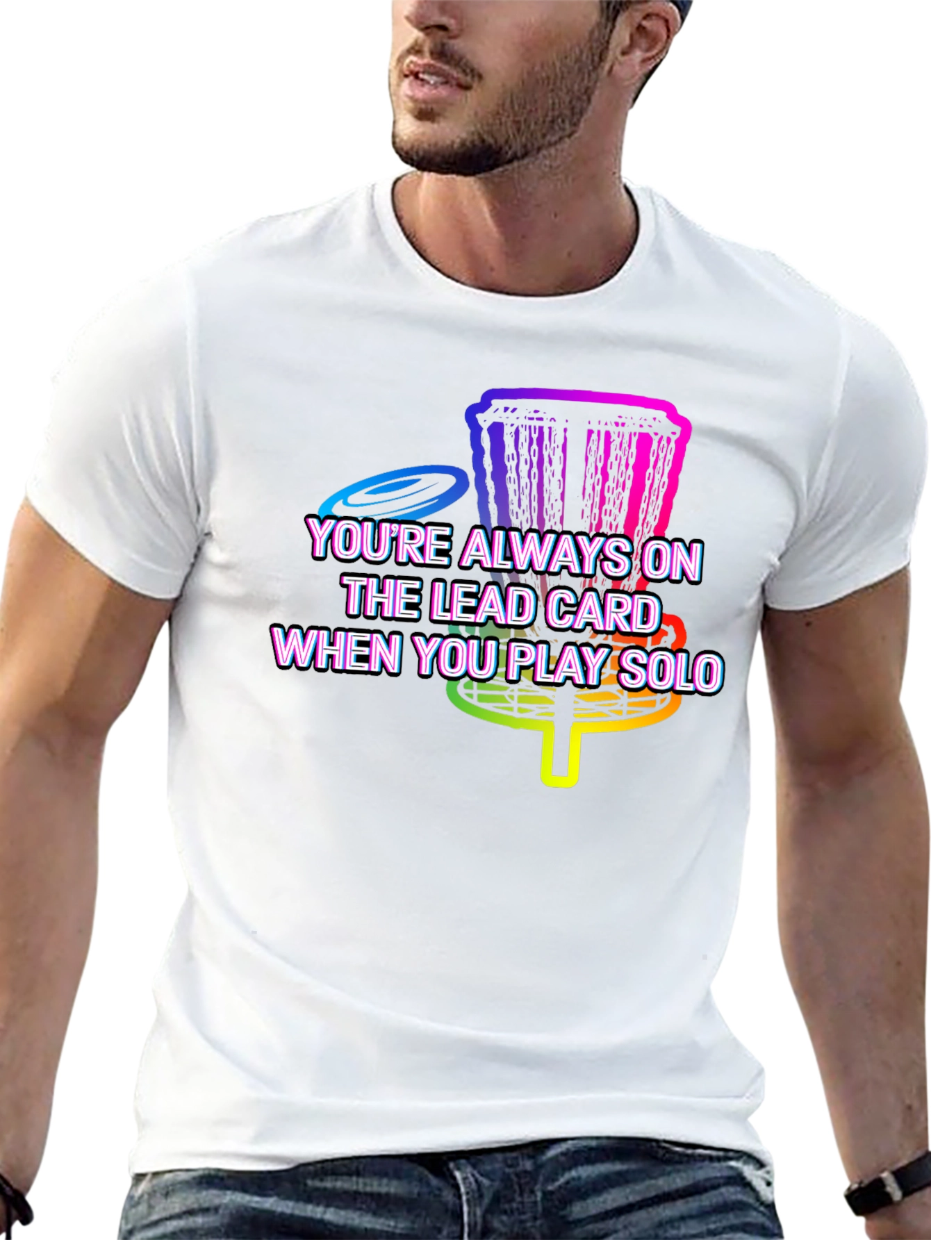 Lead Card Solo Disc Golf T-Shirt