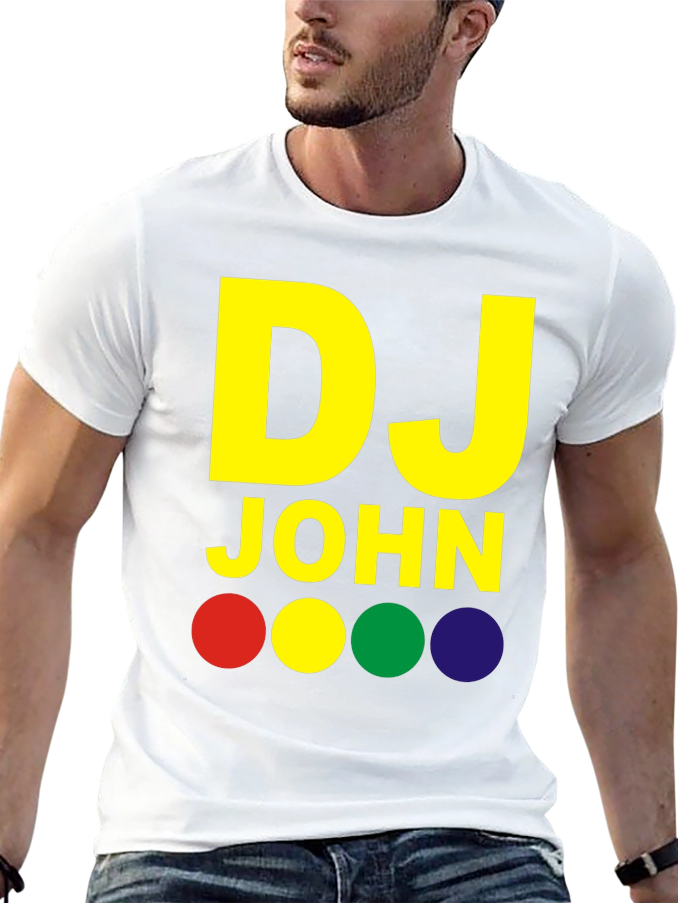 DJ John Black Graphic Tee
