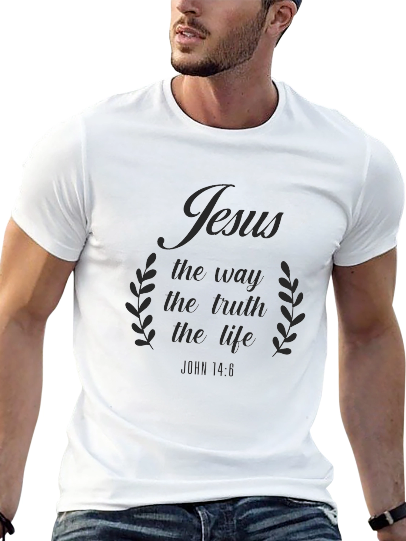 Jesus the Way Truth Life Graphic T-Shirt