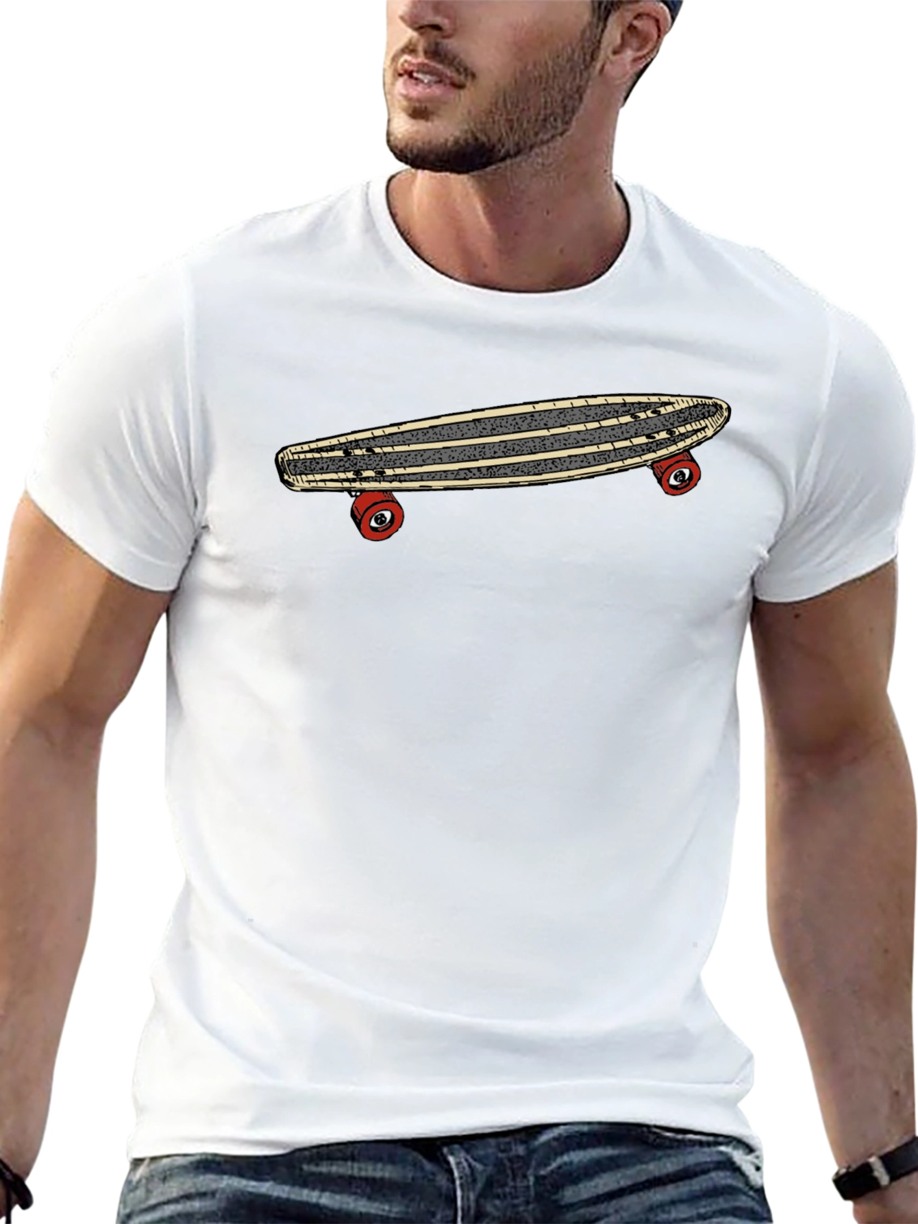 Skateboard Graphic Tee - Classic Style