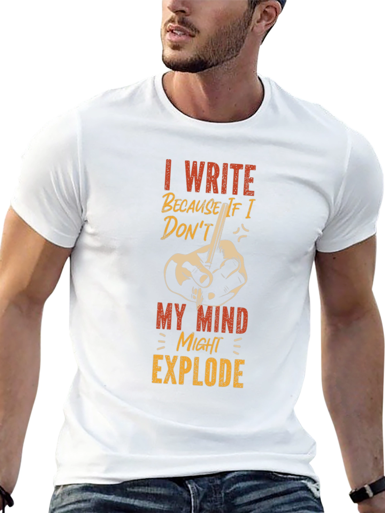 I Write T-Shirt - Writer Humor Tee