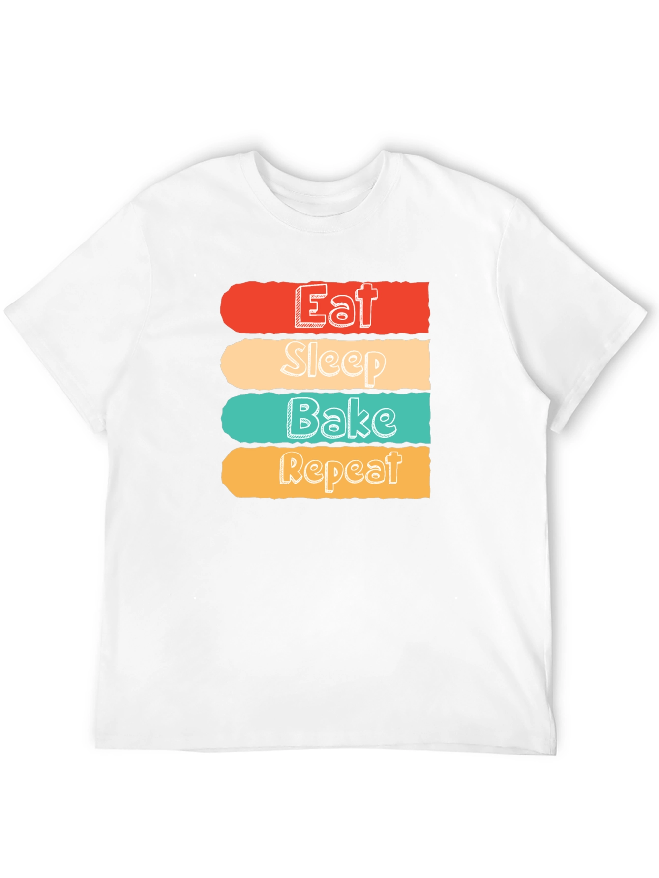 Eat Sleep Bake Repeat Graphic T-Shirt