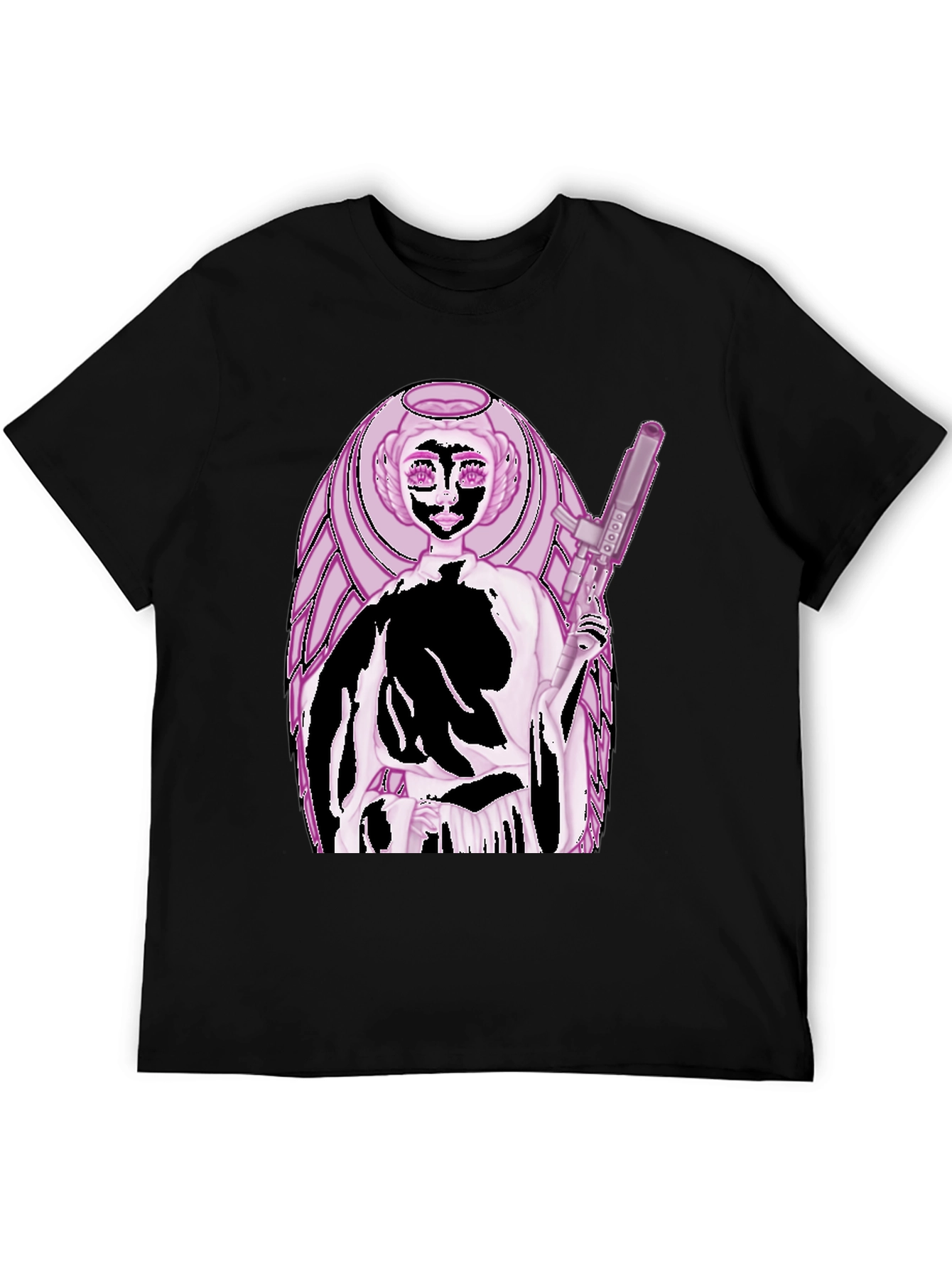 Leia Gunner Tee - Black Graphic T-Shirt
