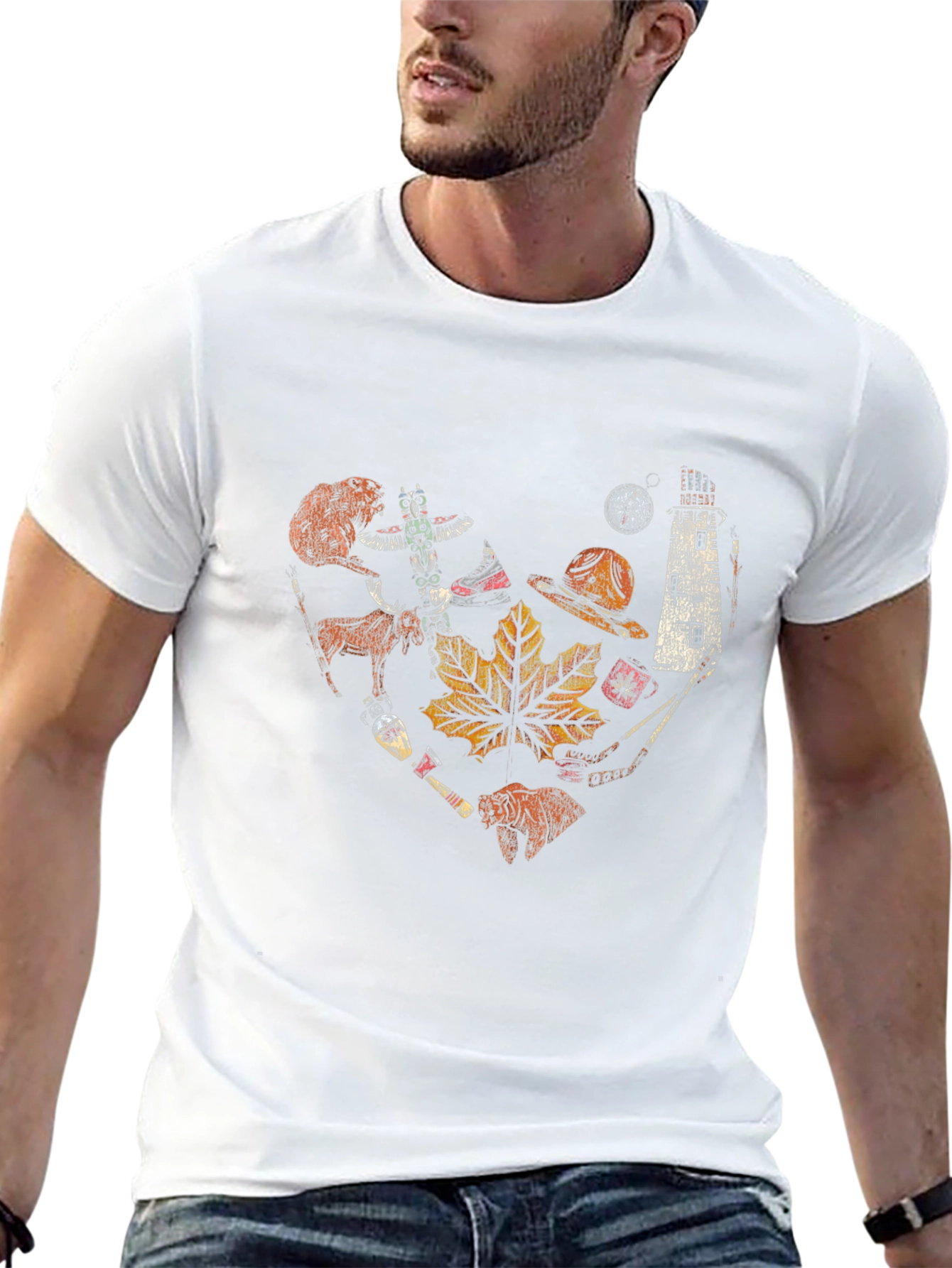 Canada Theme Graphic Tee