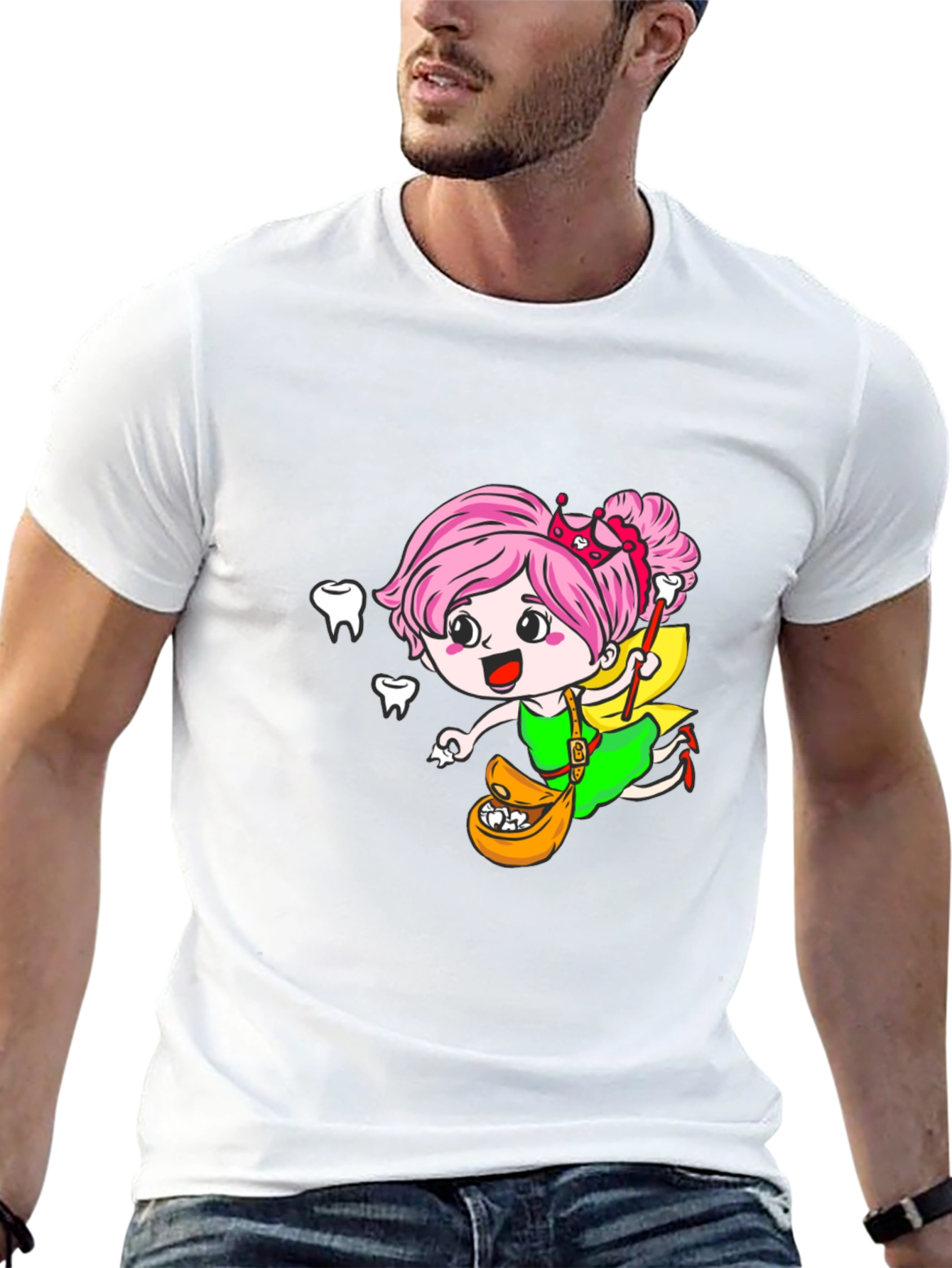 Tooth Fairy Graphic Black Tee