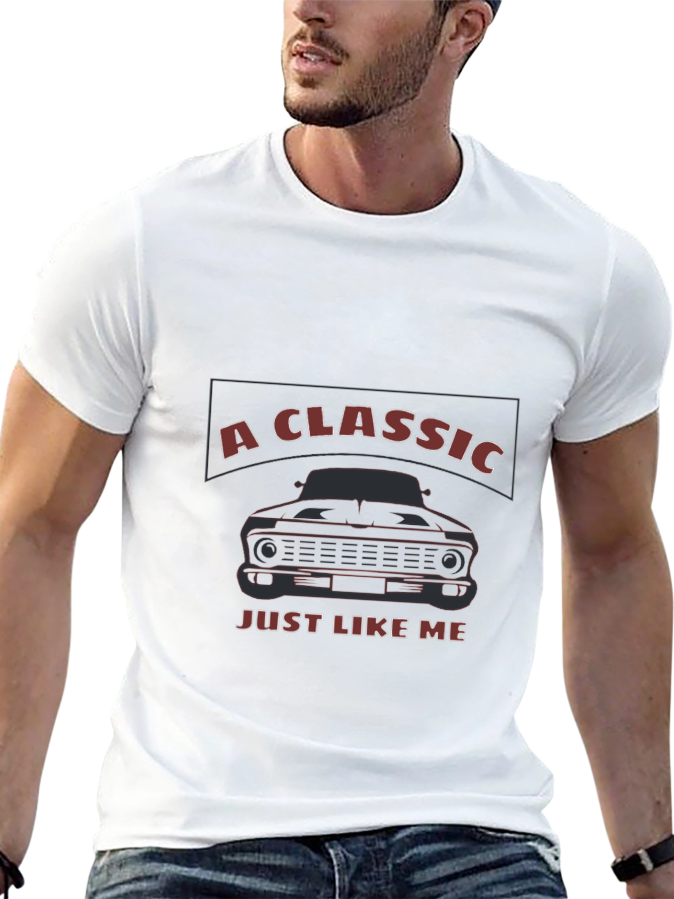 Classic Car Graphic T-Shirt - Just Like Me