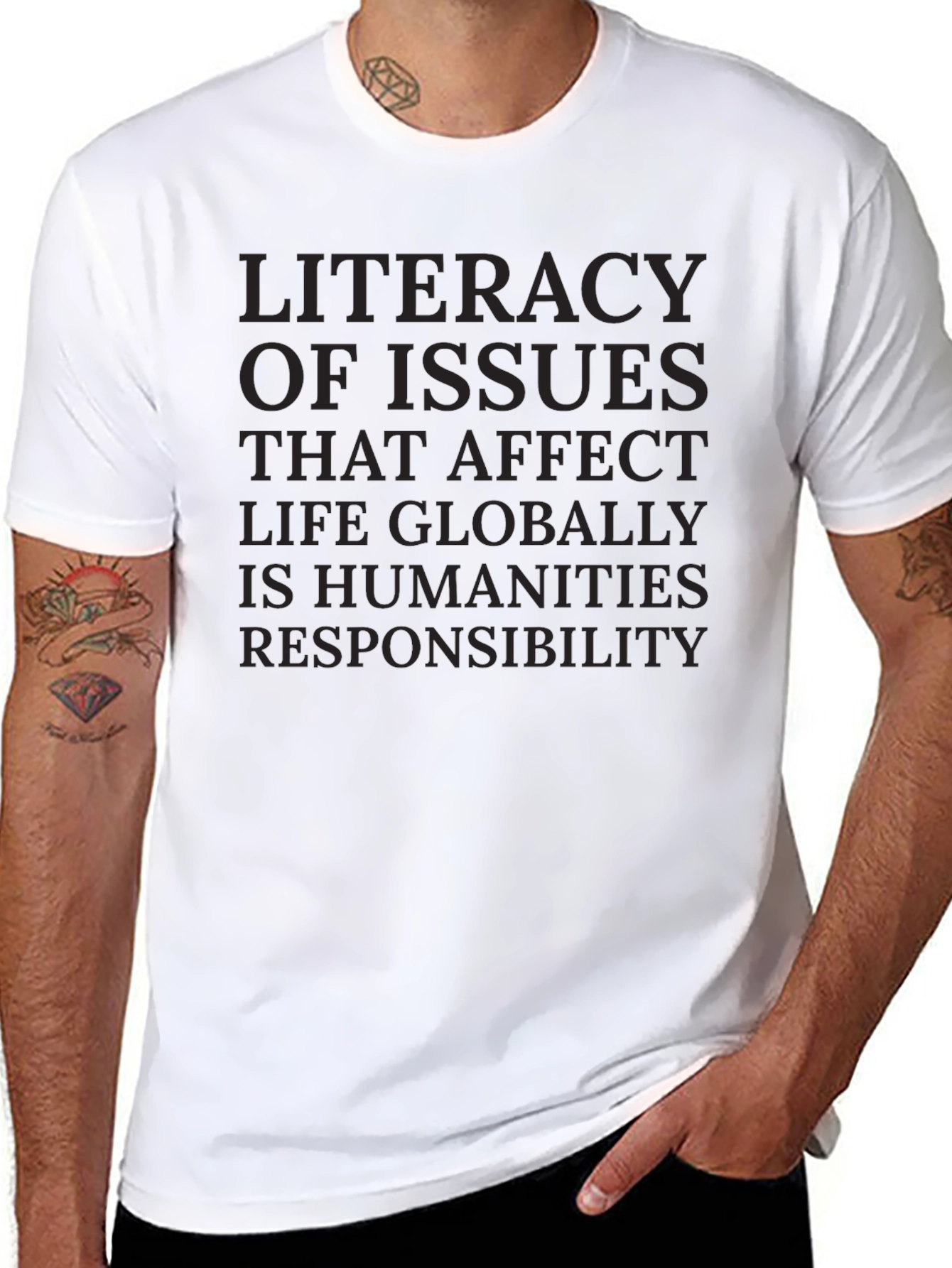 Literacy of Issues T-Shirt: Global Awareness Tee