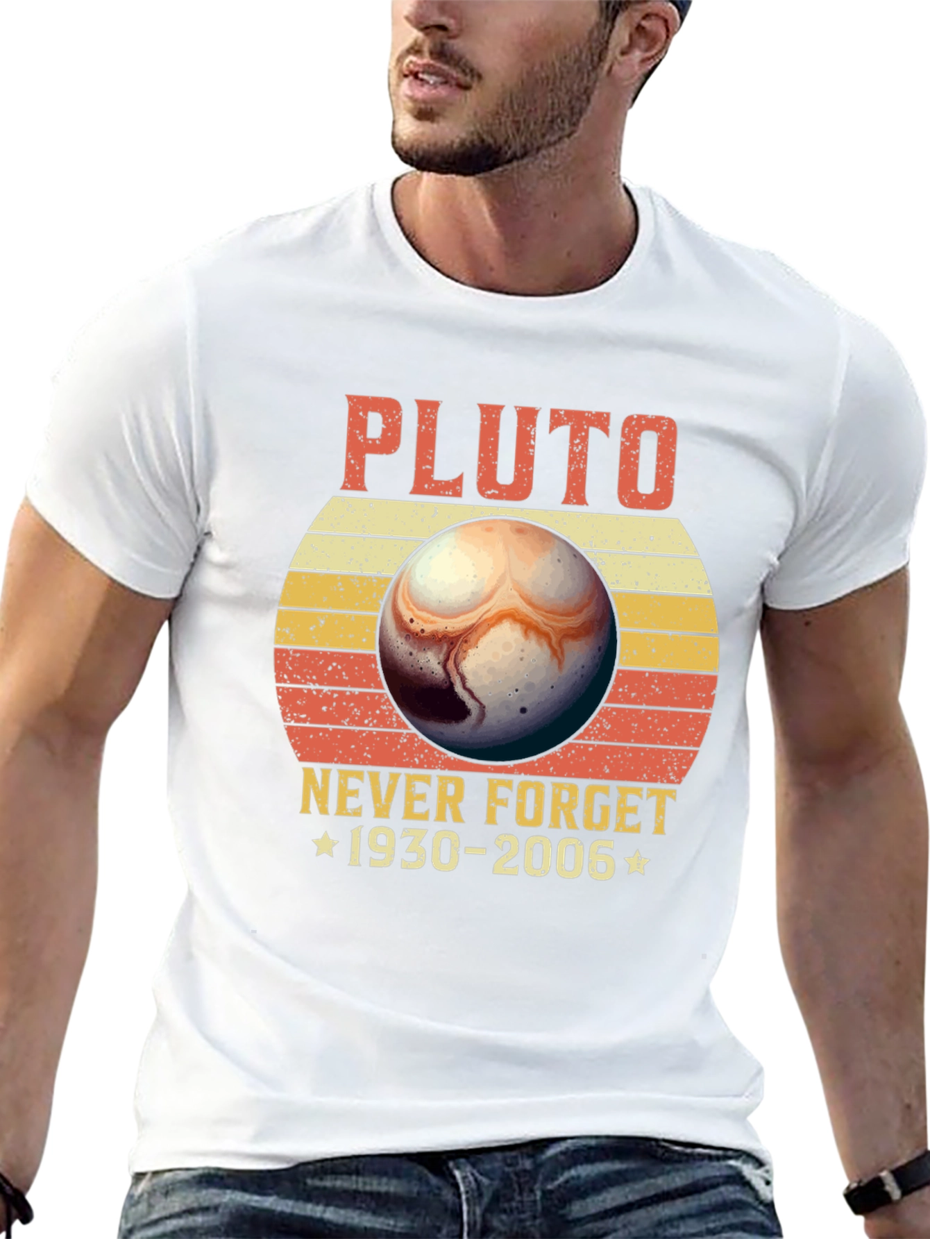 Retro Pluto Never Forget 1930-2006 Graphic Tee