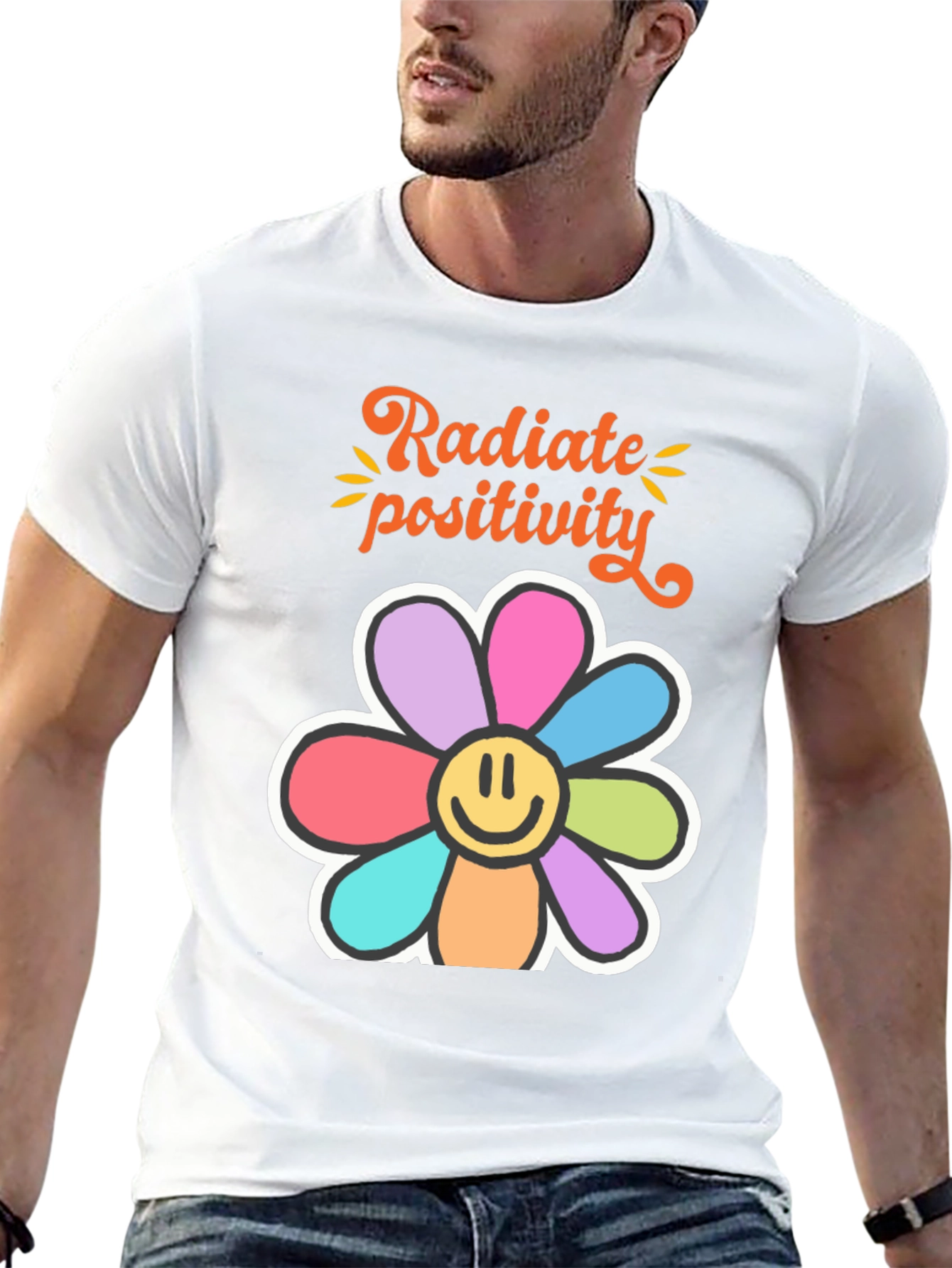 Radiate Positivity Graphic T-Shirt