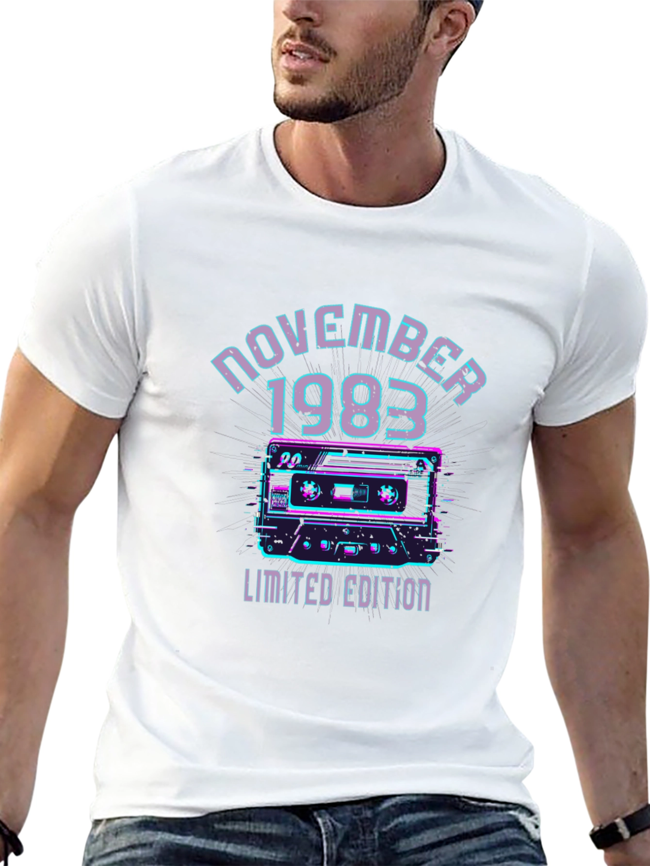 November 1983 Limited Edition Retro Cassette T-Shirt