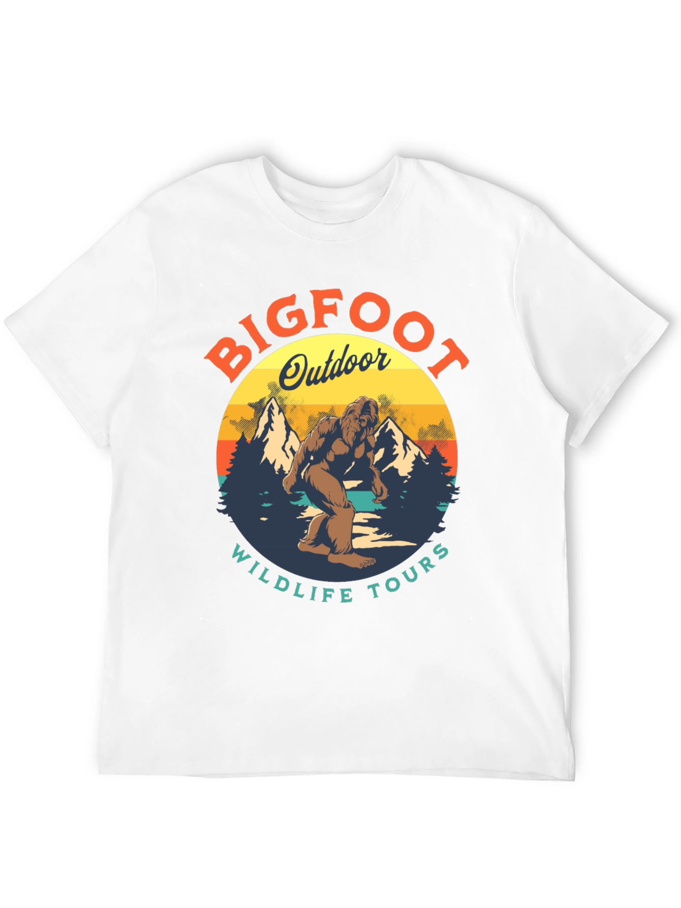 Bigfoot Outdoor Wildlife Tours Graphic Tee