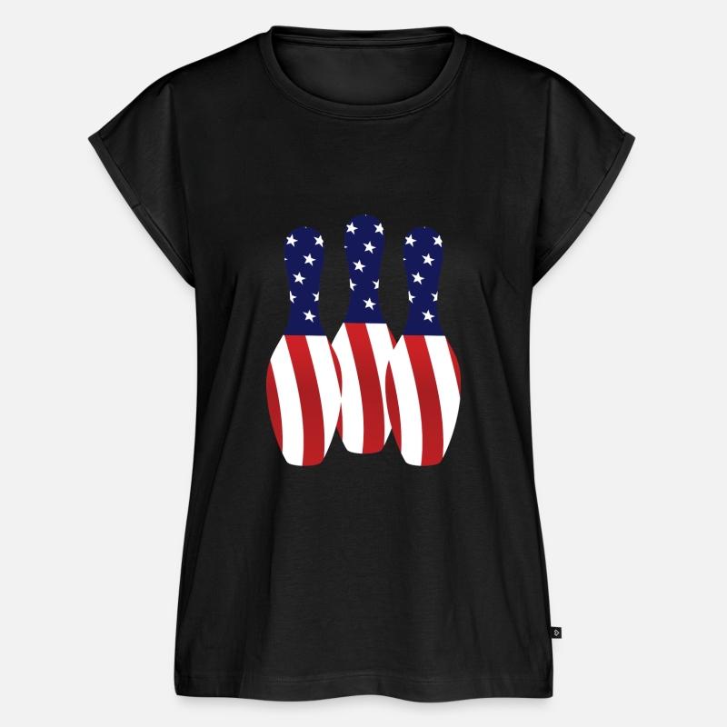 Bowling Pins Us Flag Bowler