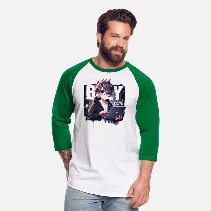 boy working with laptop, just boy loves coding