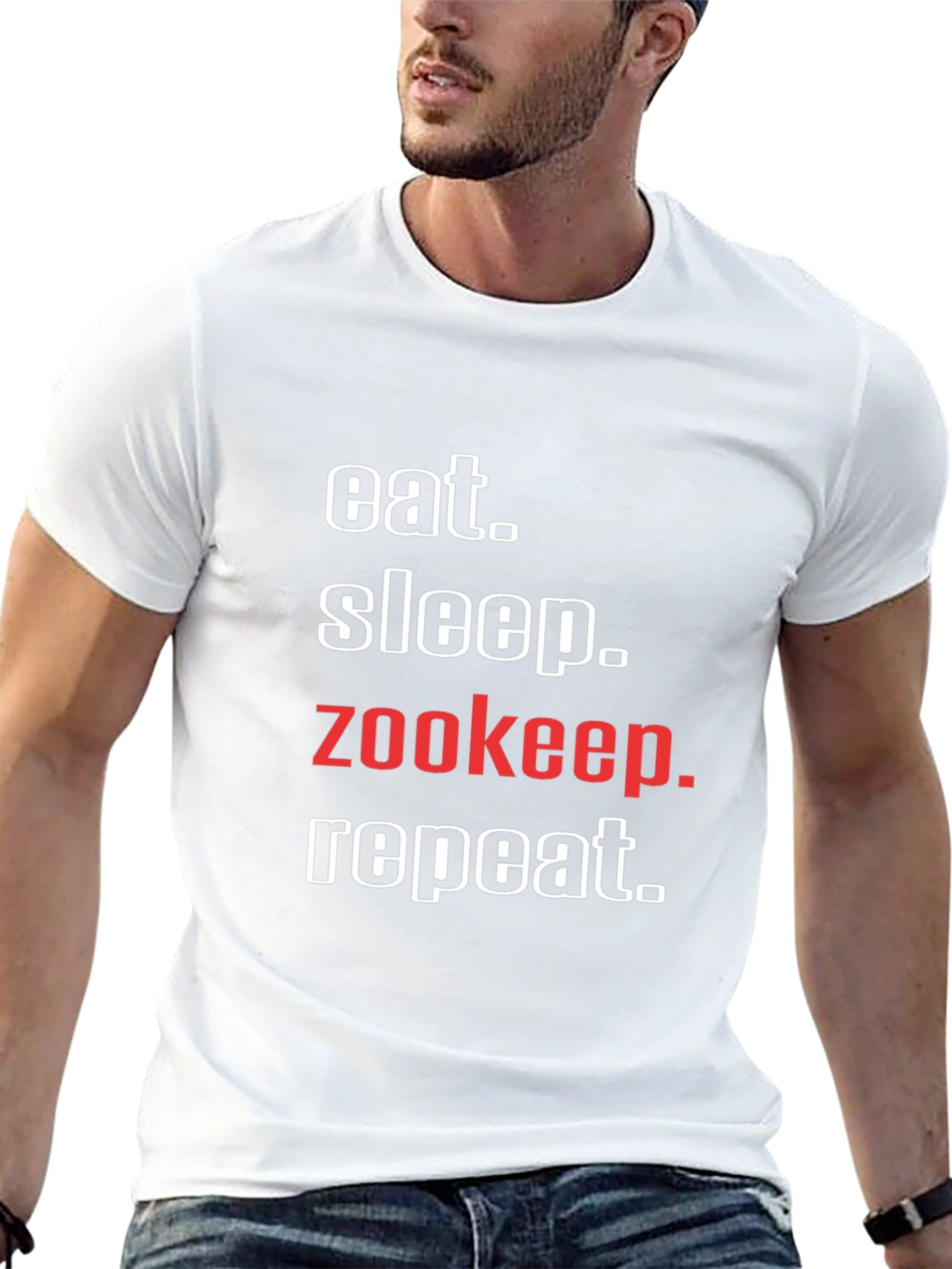 Eat Sleep Zookeep Repeat T-Shirt