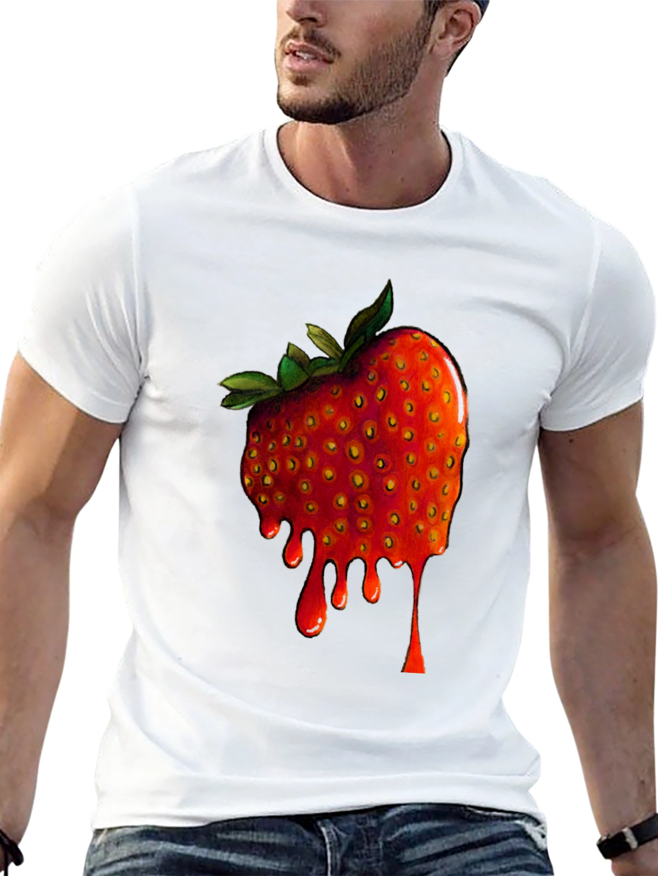 Strawberry Drip Graphic Tee