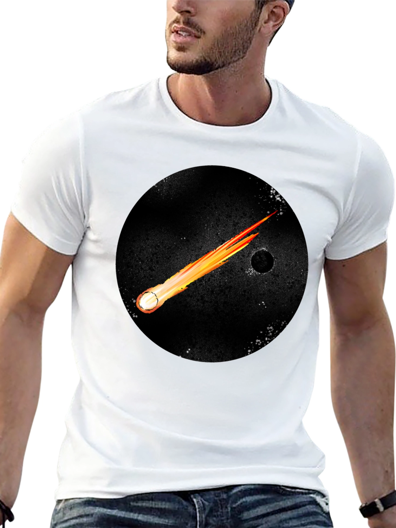 Cosmic Comet Black T-Shirt