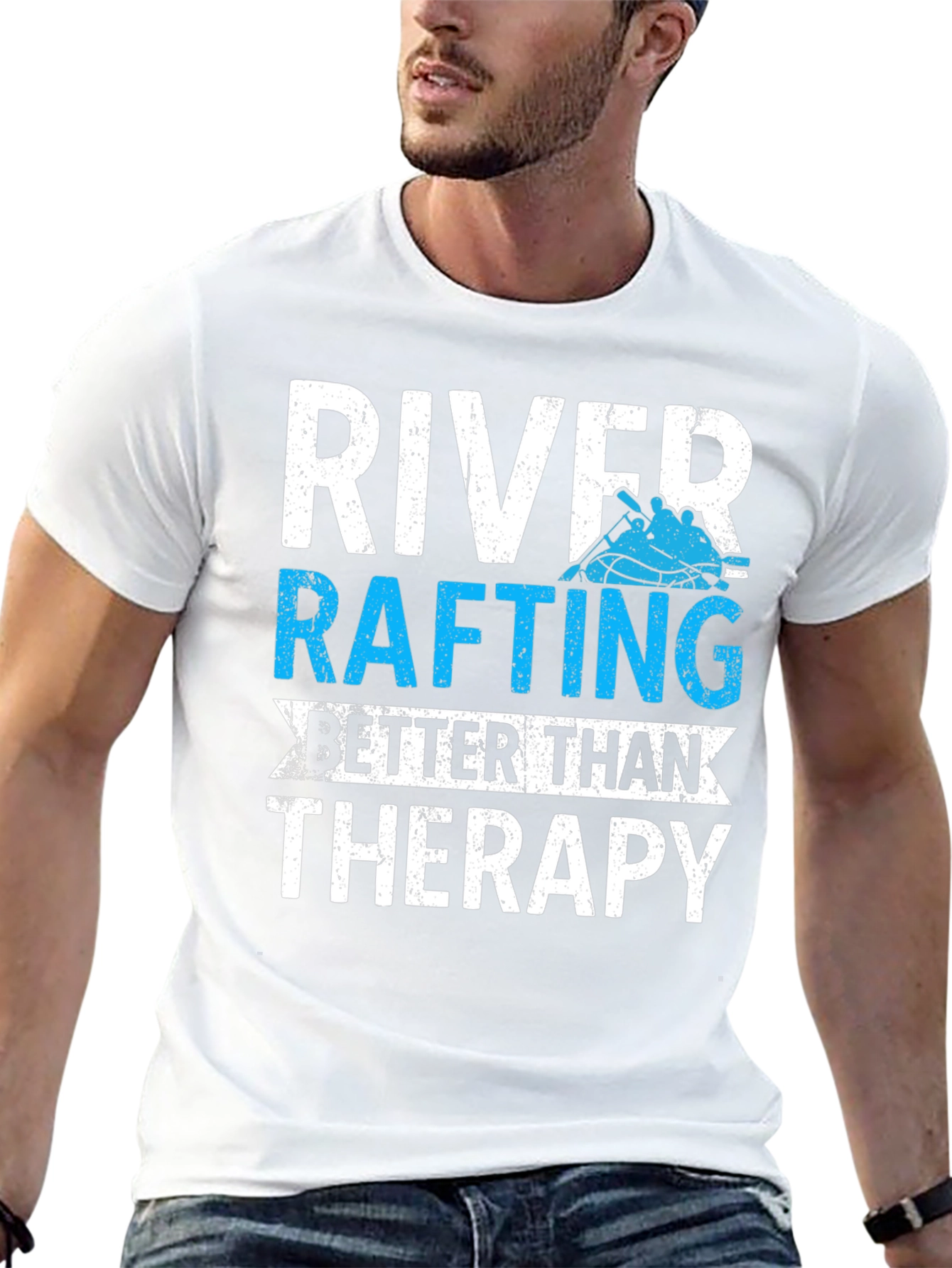 River Rafting Better Than Therapy T-Shirt