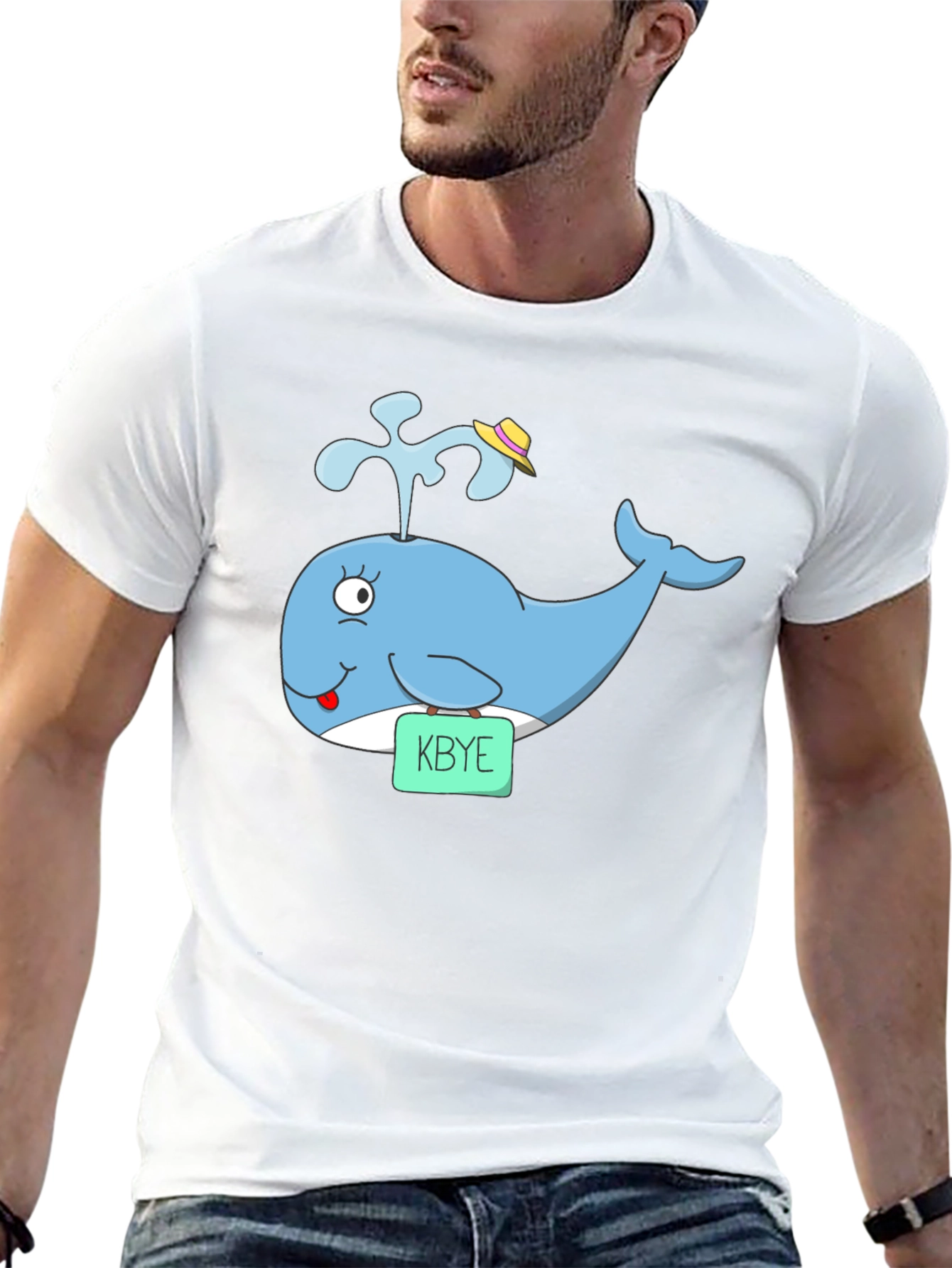 Whimsical Whale KBYE Graphic Tee