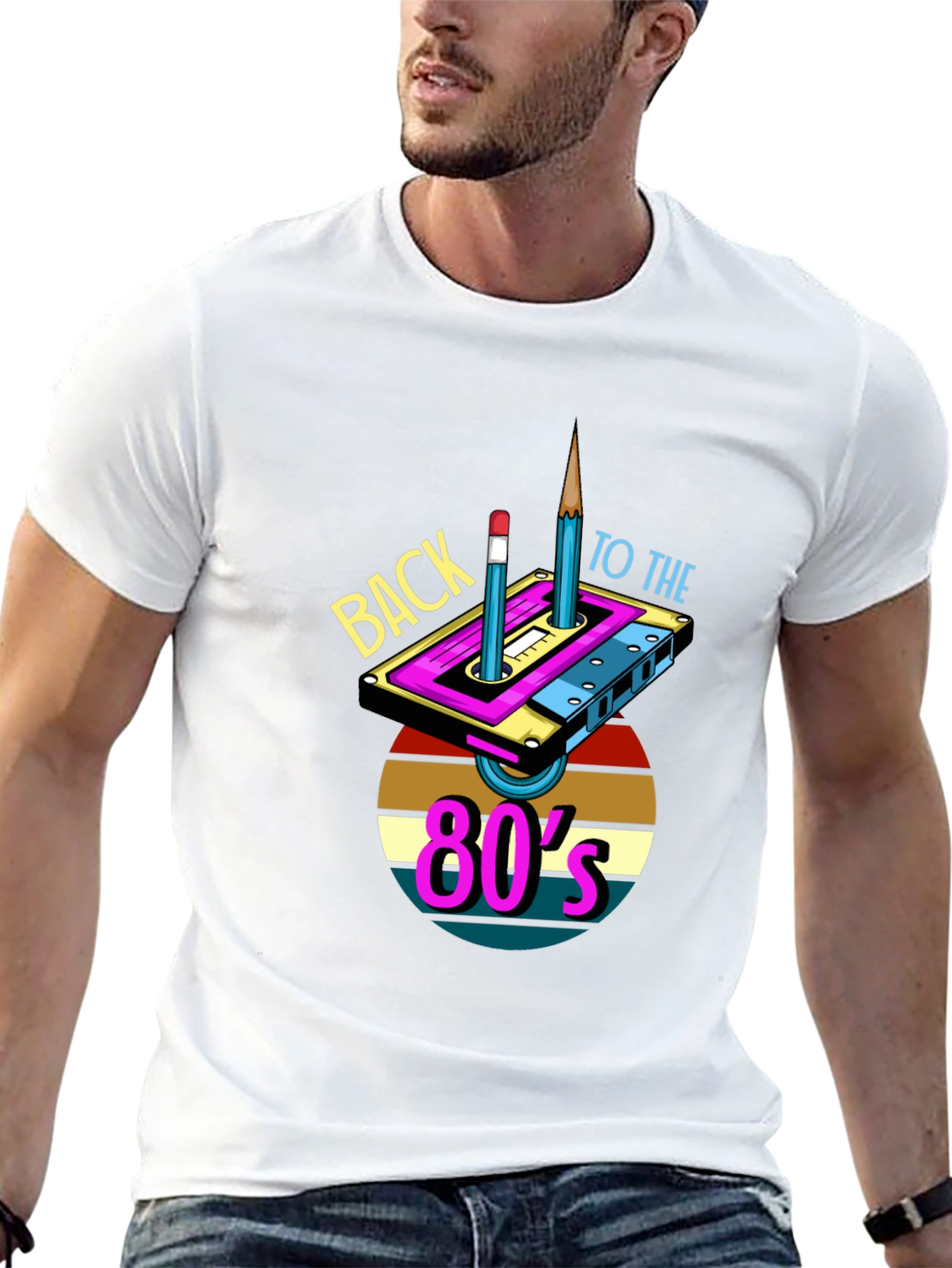 Retro 80s Cassette Tape T-Shirt