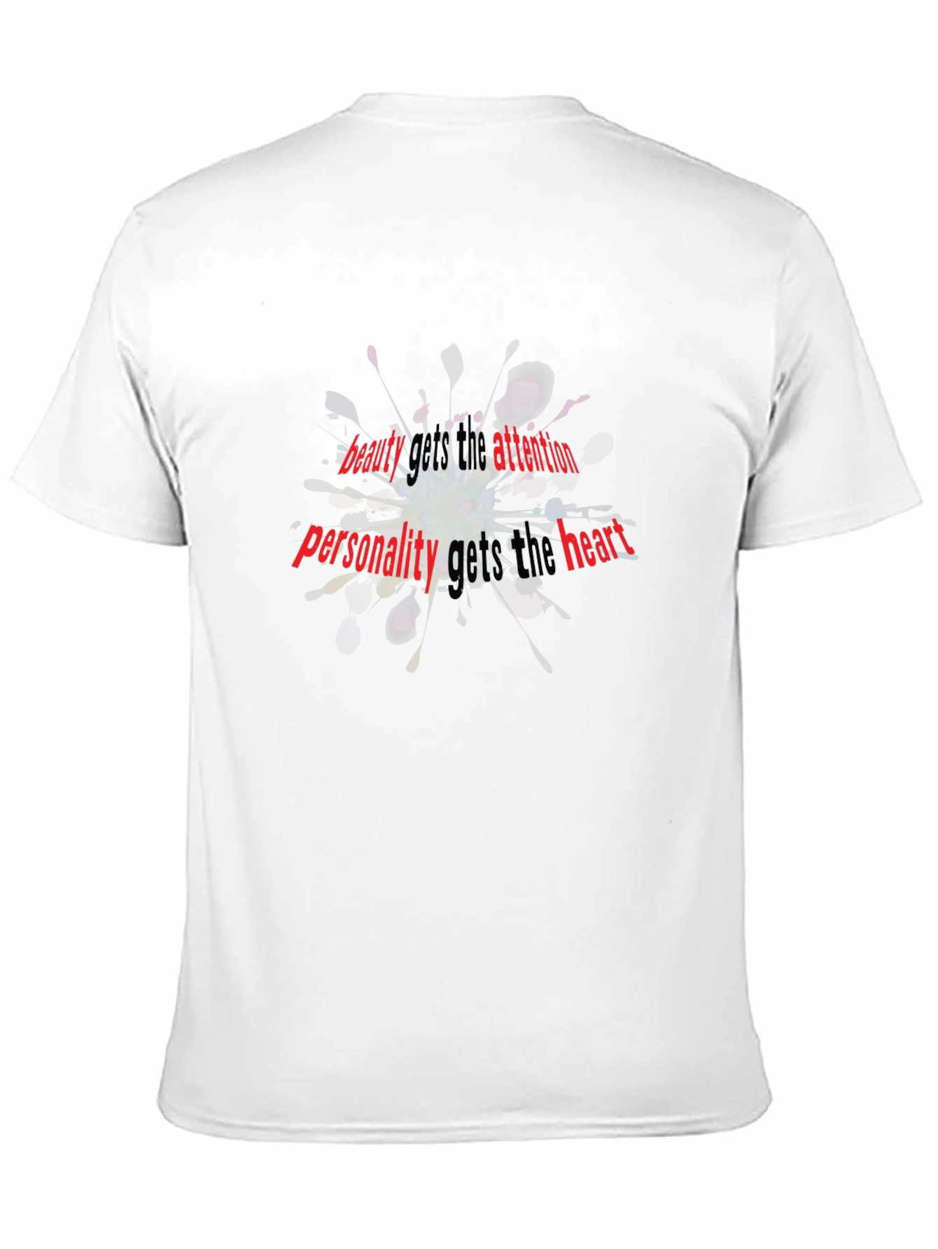 Beauty & Personality Graphic T-Shirt - Black