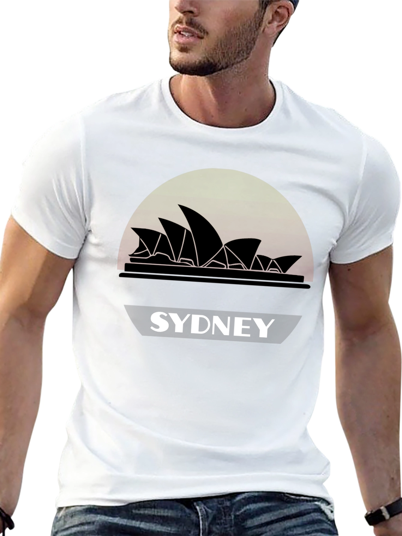 Sydney Opera House Graphic Black T-Shirt