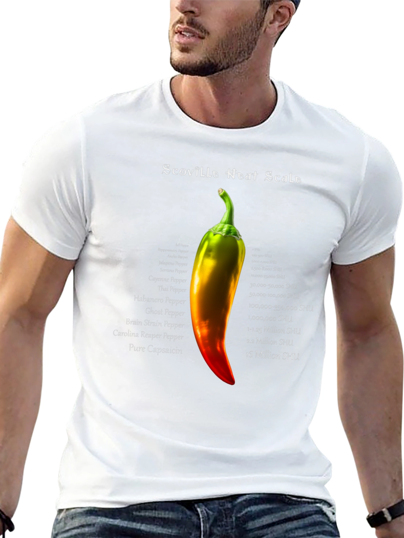 Scoville Heat Scale Pepper T-Shirt