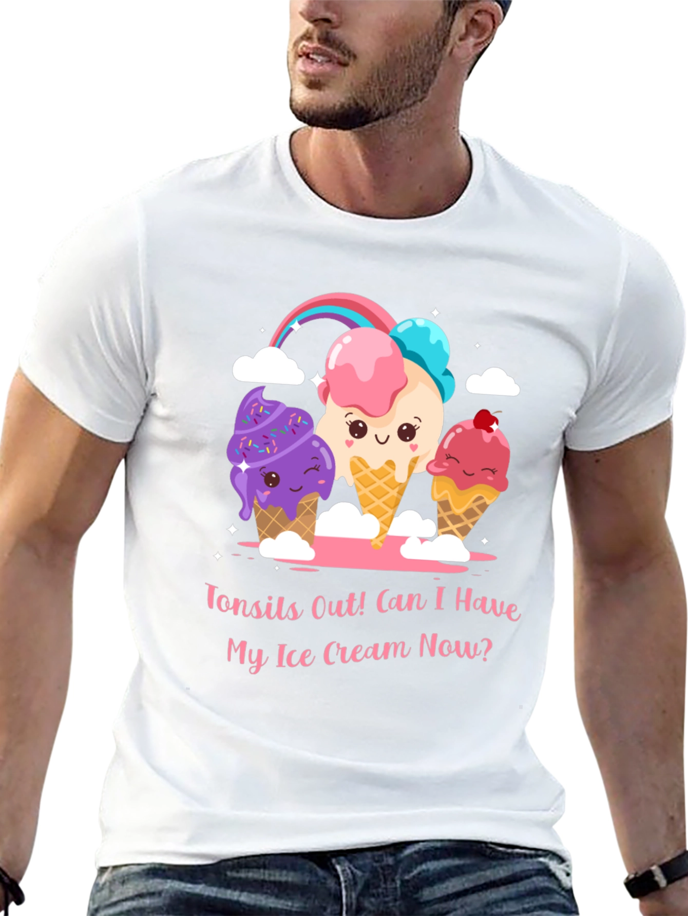 Tonsils Out Ice Cream T-Shirt