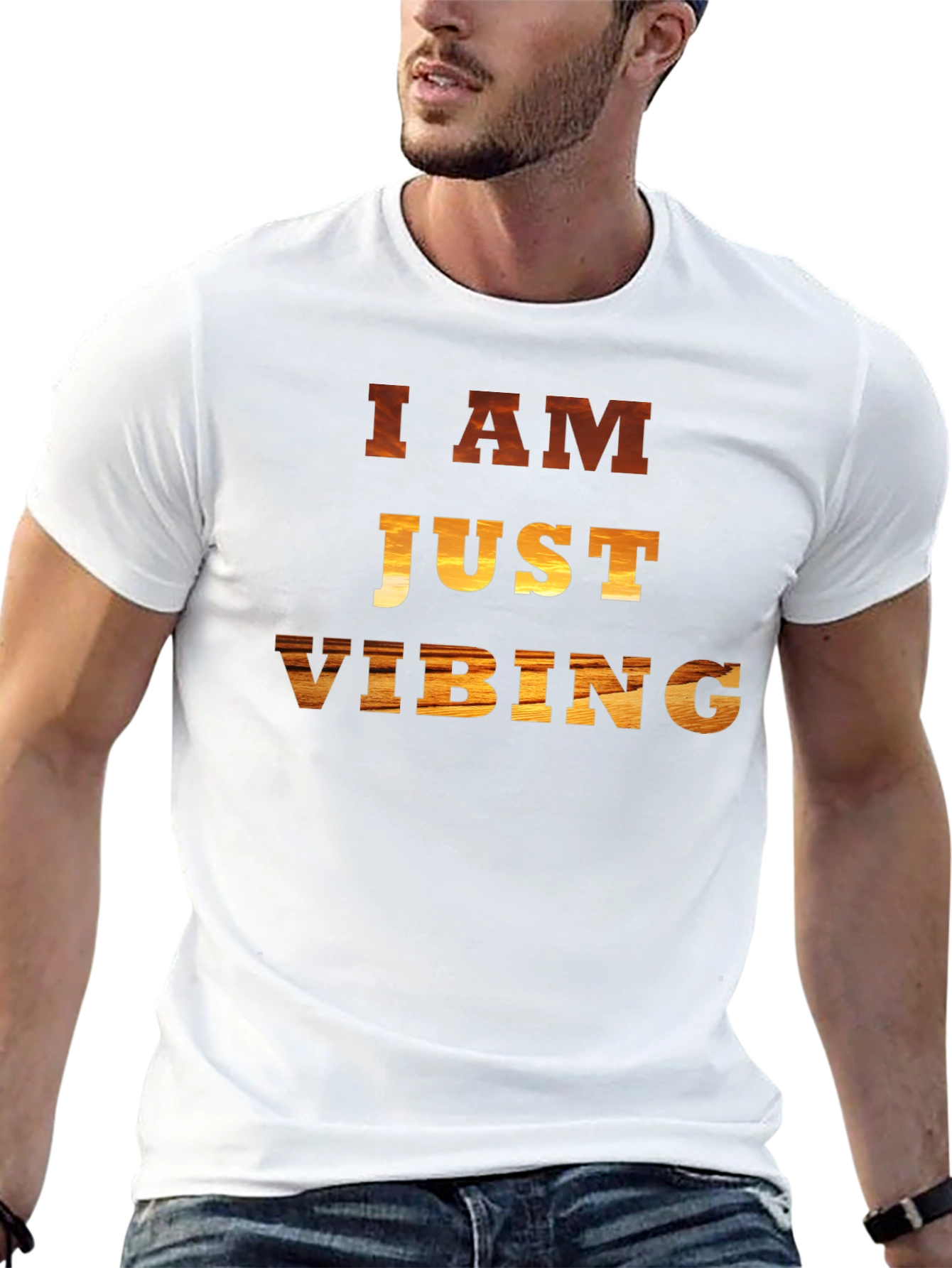 I Am Just Vibing T-Shirt - Relaxed Style