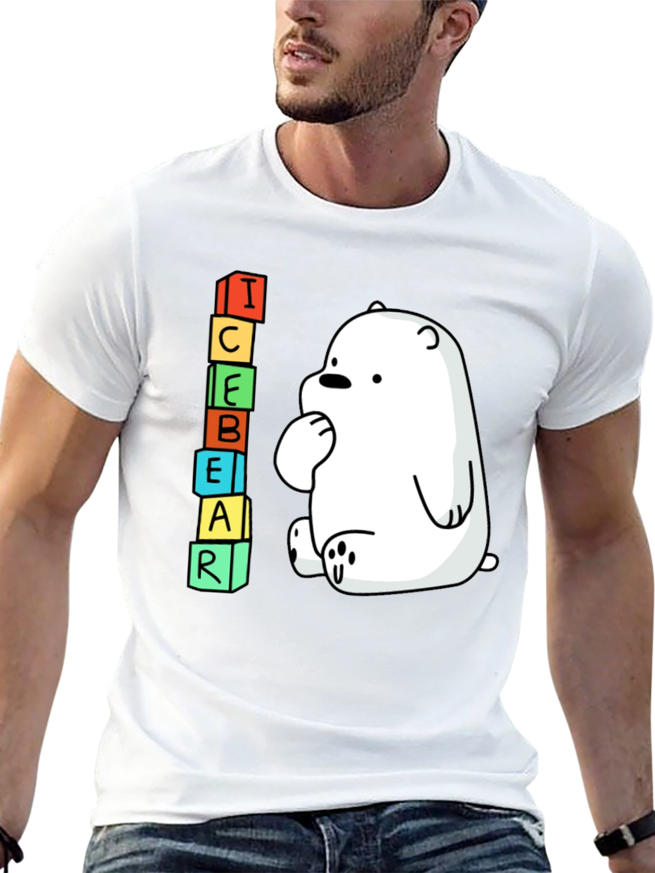 Ice Bear Graphic Tee - We Bare Bears Inspired