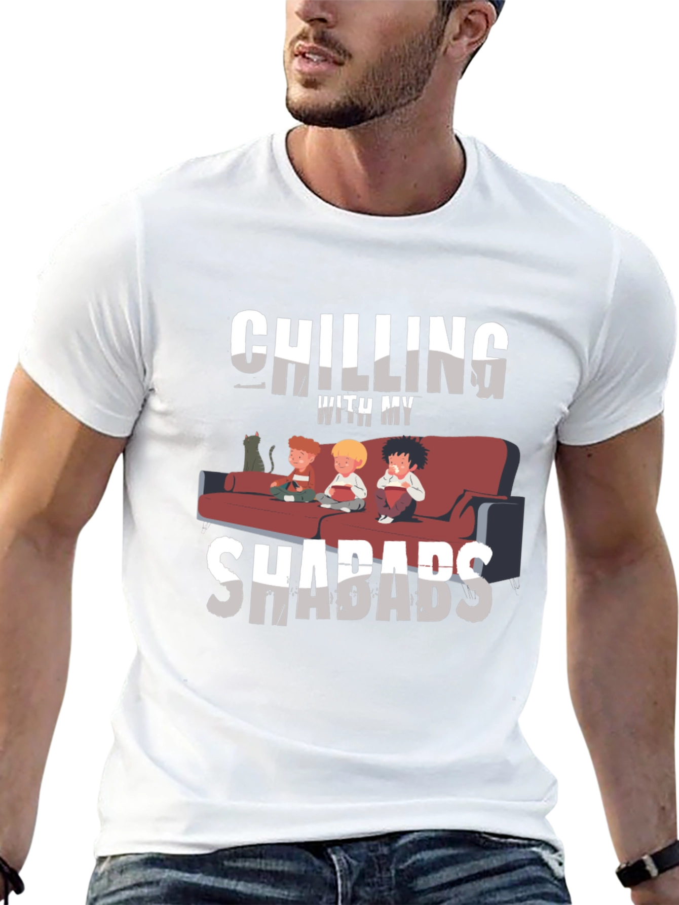 Chilling with My Shabads Graphic T-Shirt