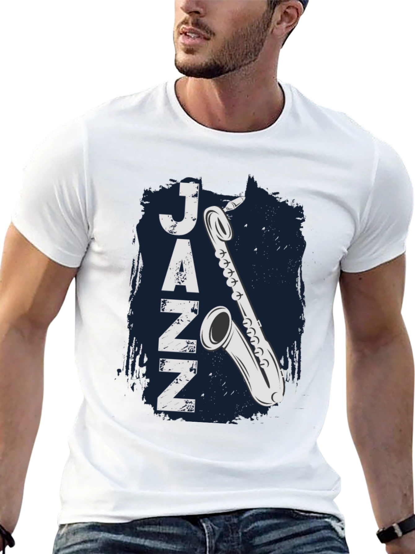 Jazz Music T-Shirt - Saxophone Graphic Tee
