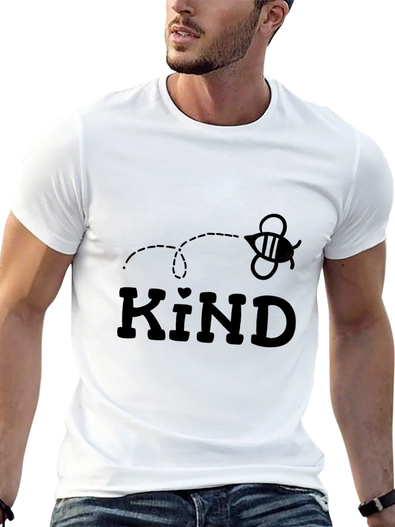 Bee Kind Graphic Tee - Stylish Black Unisex T-Shirt
