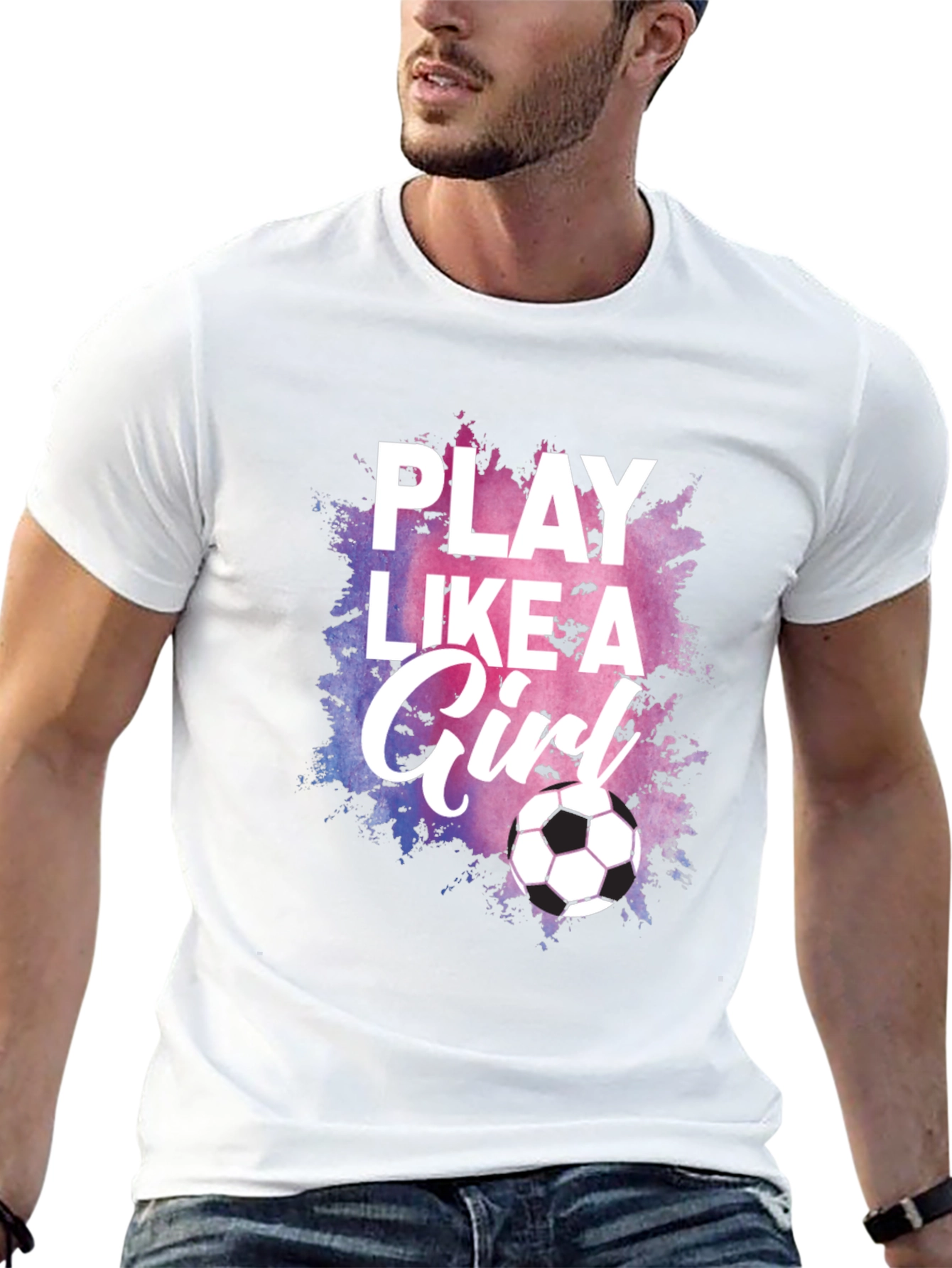 Play Like A Girl Soccer T-Shirt