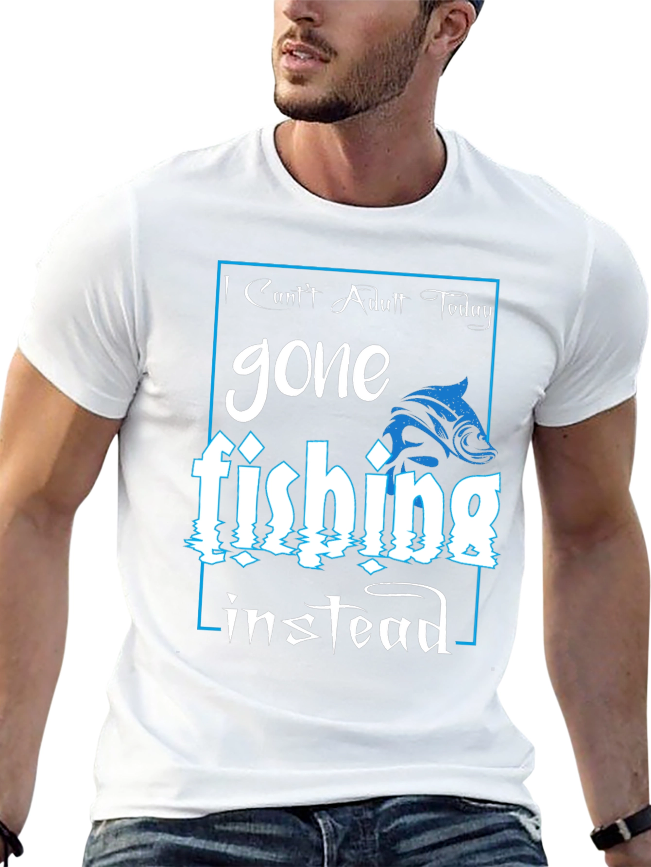 Gone Fishing Graphic Tee