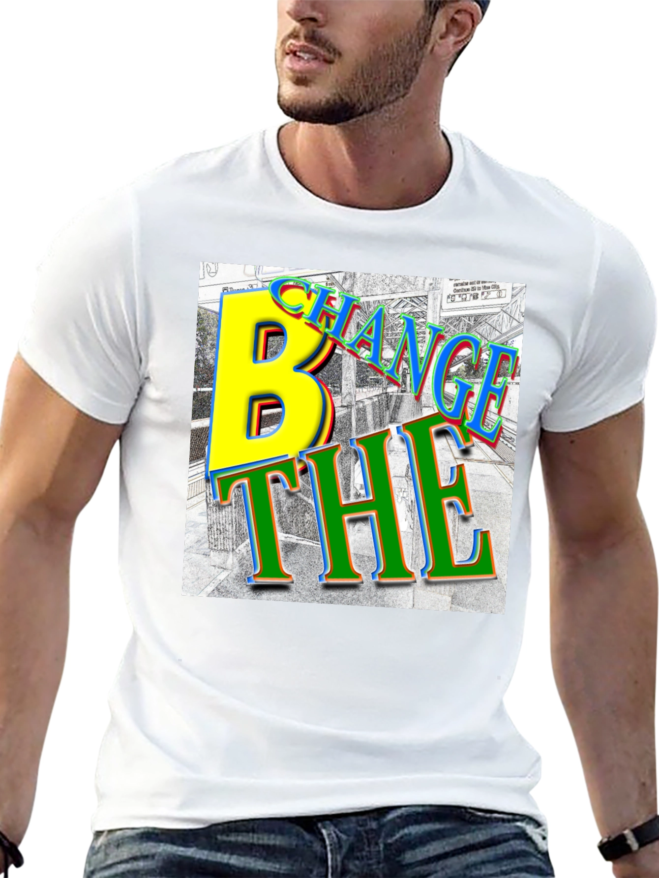 Change The B Black T-Shirt