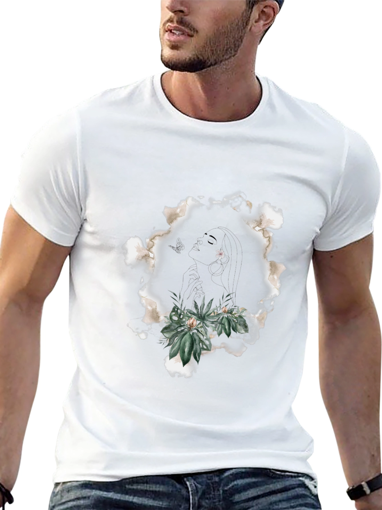 Botanical Black T-Shirt