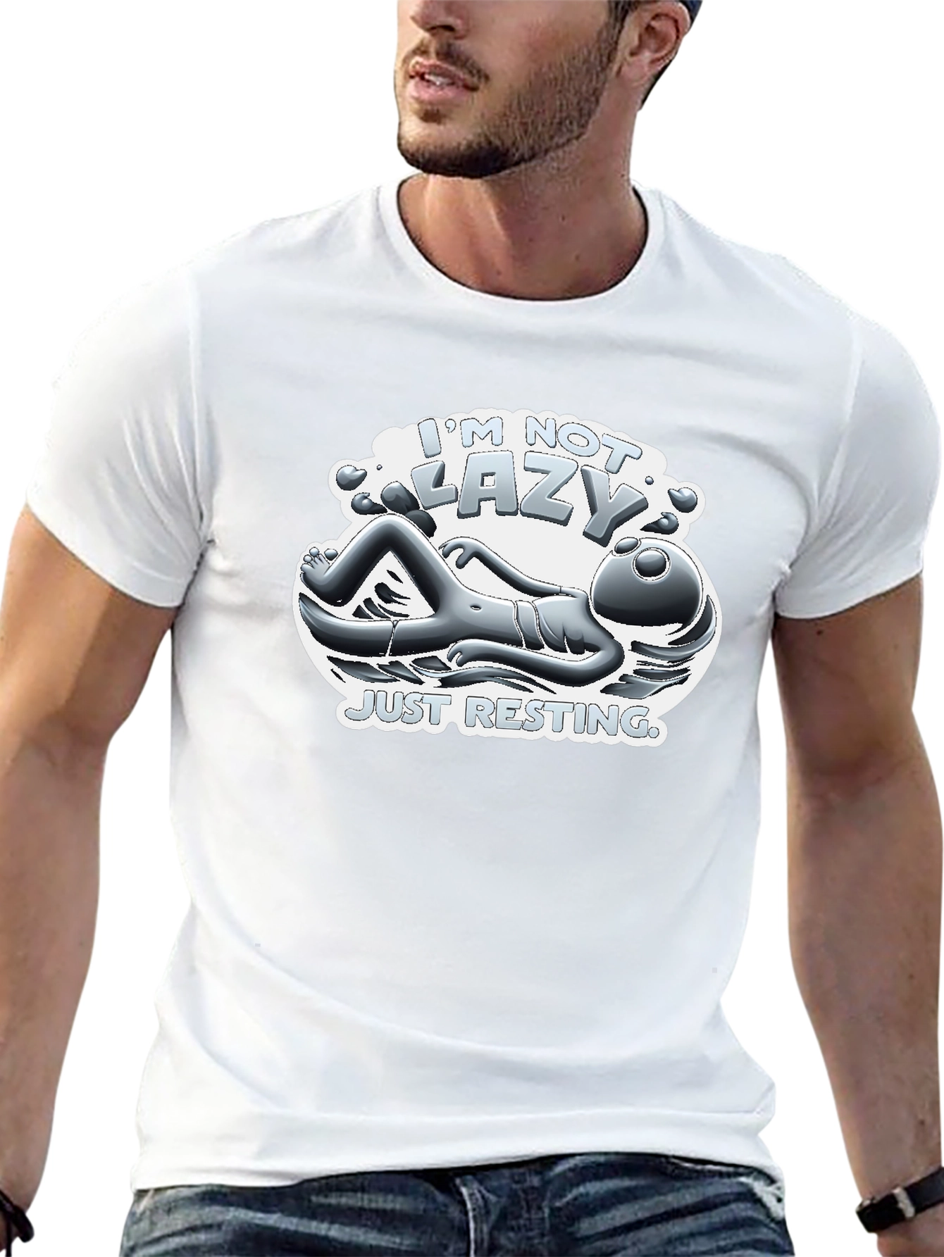 Im Not Lazy Just Resting Graphic T-Shirt