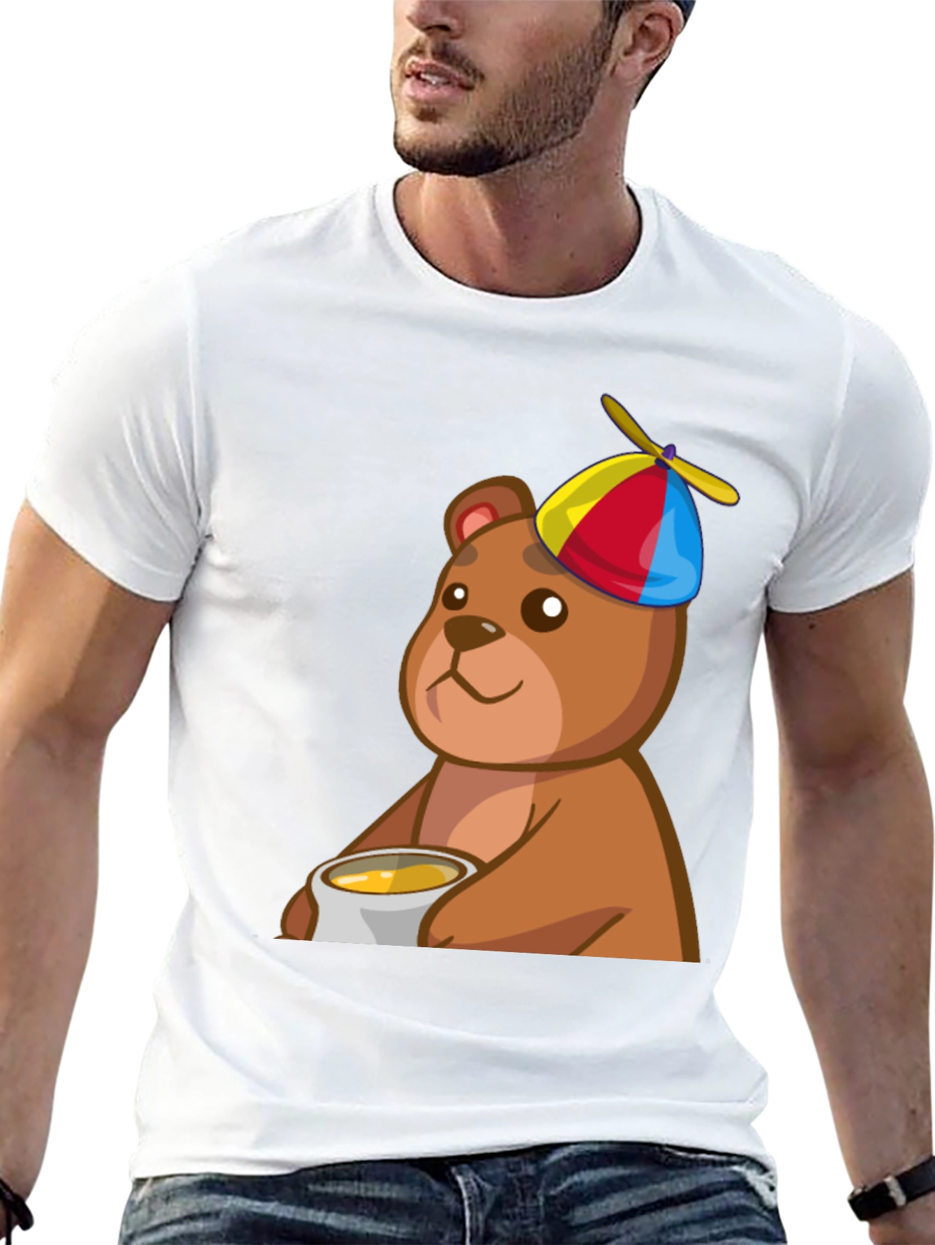 Cute Bear with Honey T-Shirt