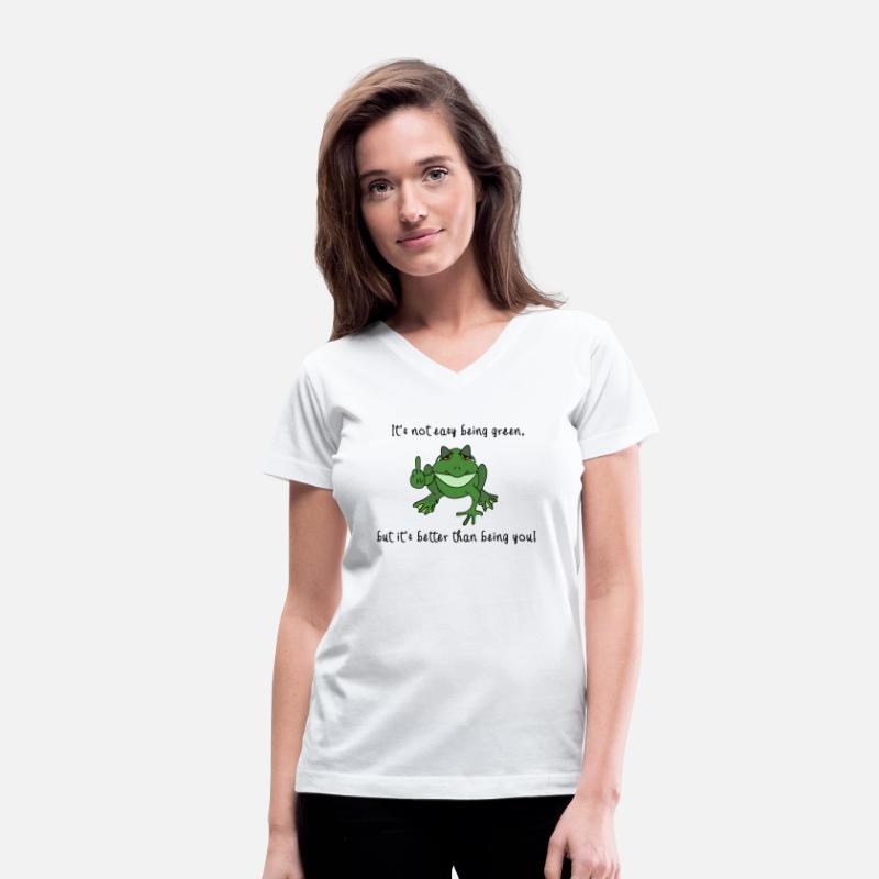 "It's not easy being green but it's.....Frog Tee