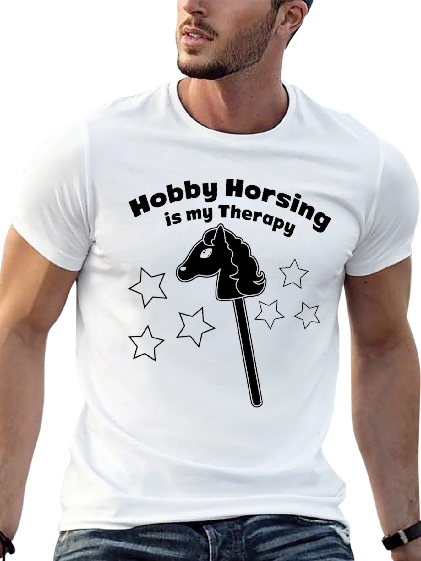 Hobby Horsing Therapy T-Shirt