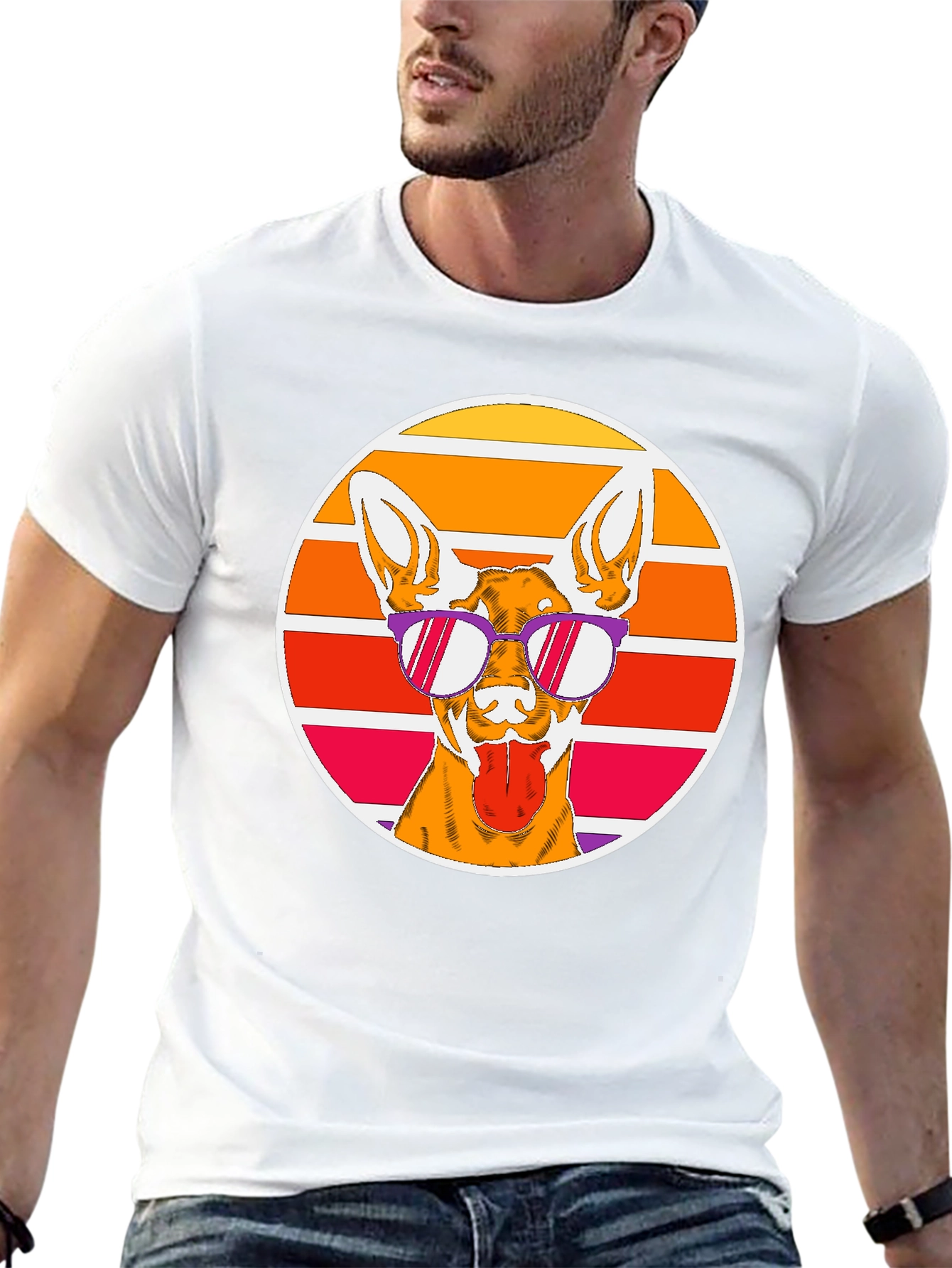 Cool Dog Retro T-Shirt | Vintage Dog Lover Tee | Funny Retro Dog Graphic Shirt | Dog Lover Gift | Free Shipping $50+