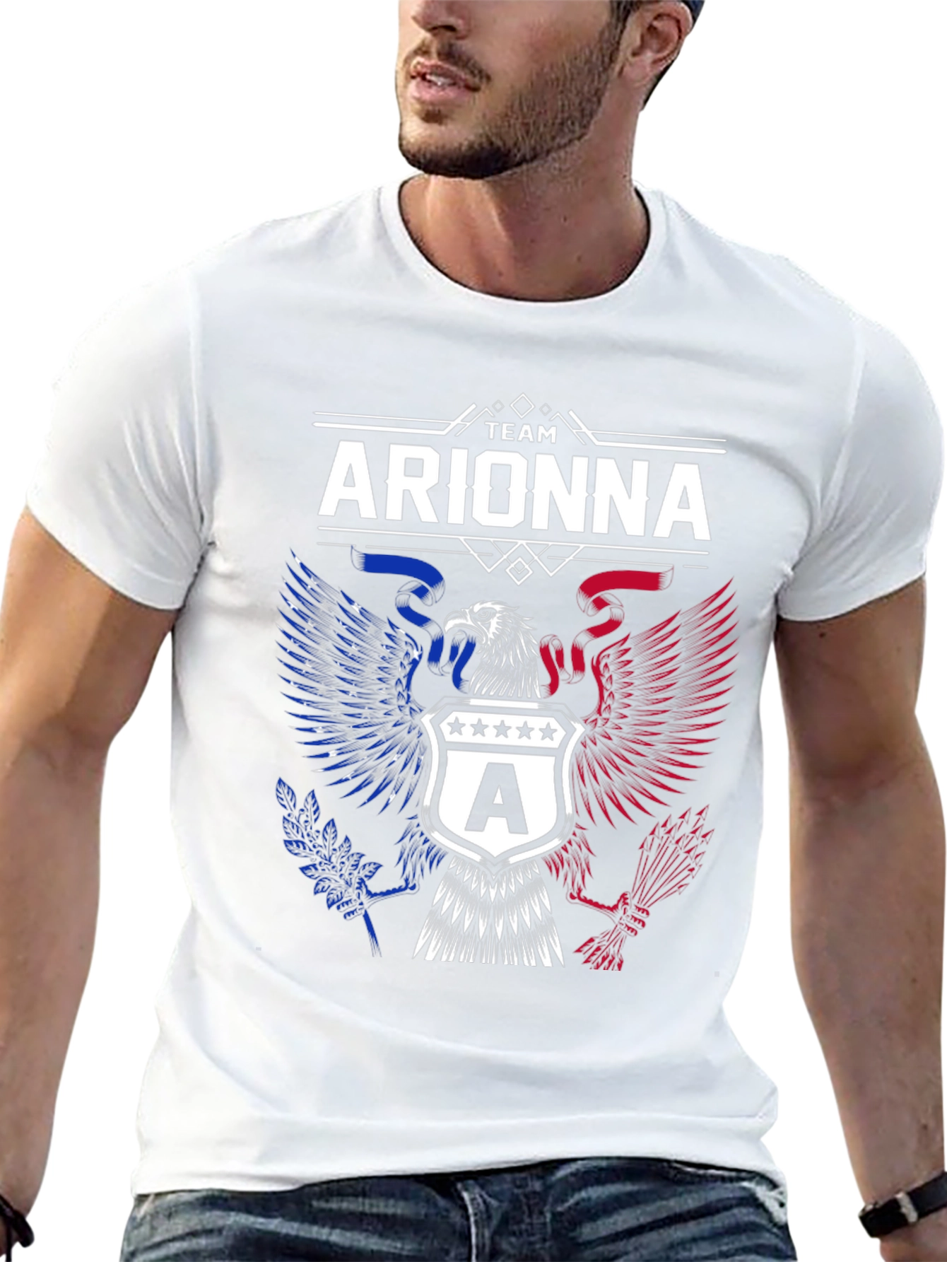 Team Arionna Patriotic Eagle Graphic T-Shirt