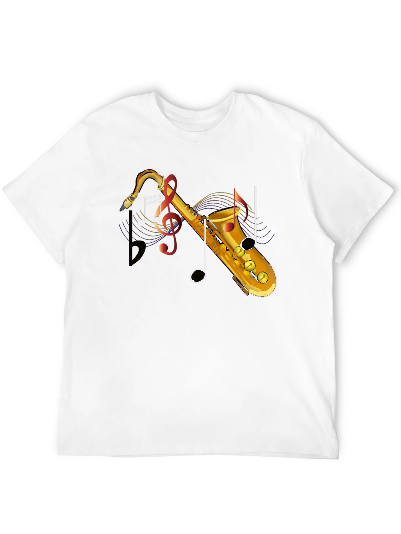 Saxophone Music Graphic T-Shirt