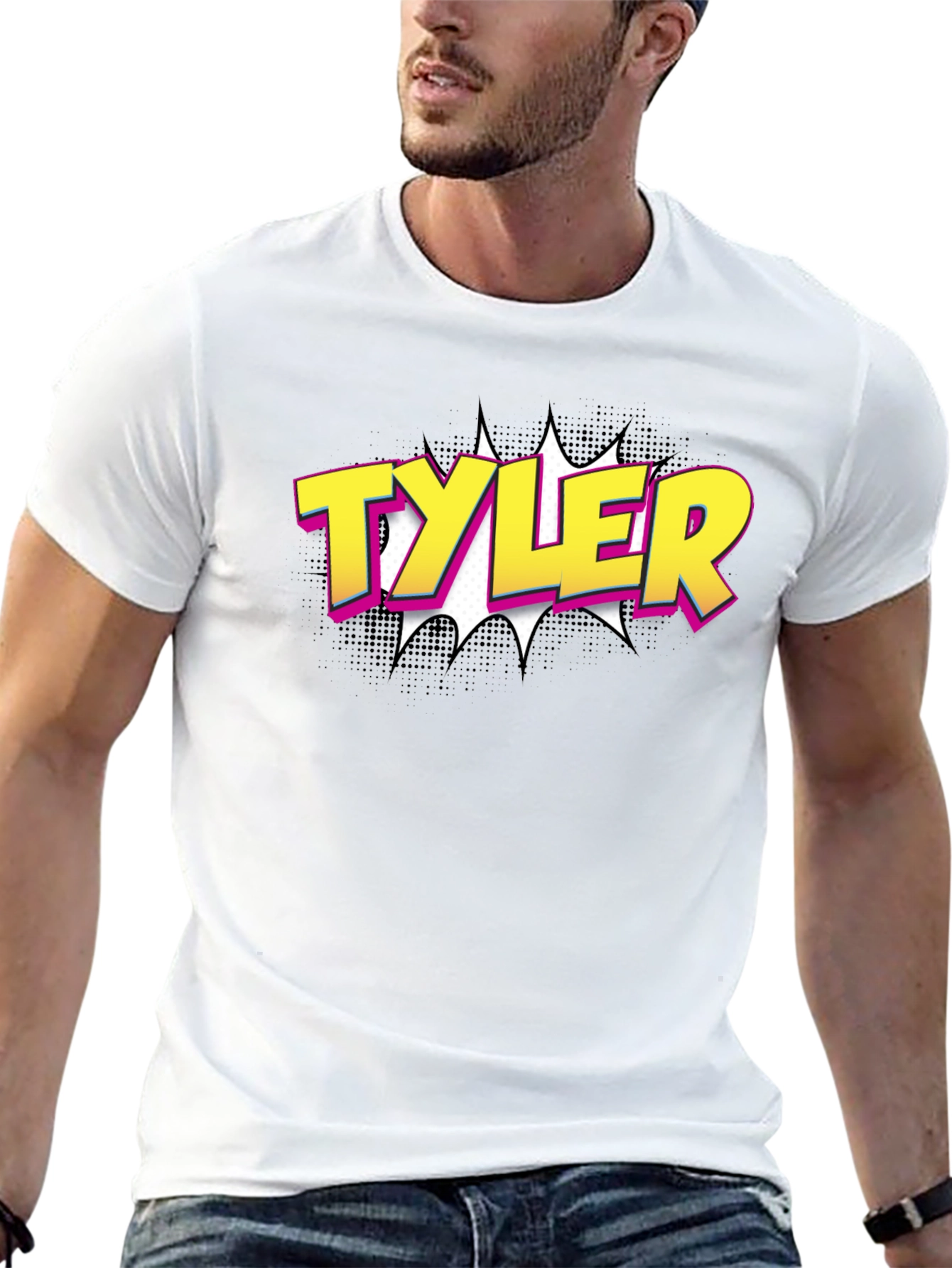 Personalized Comic Book Style TYLER T-Shirt